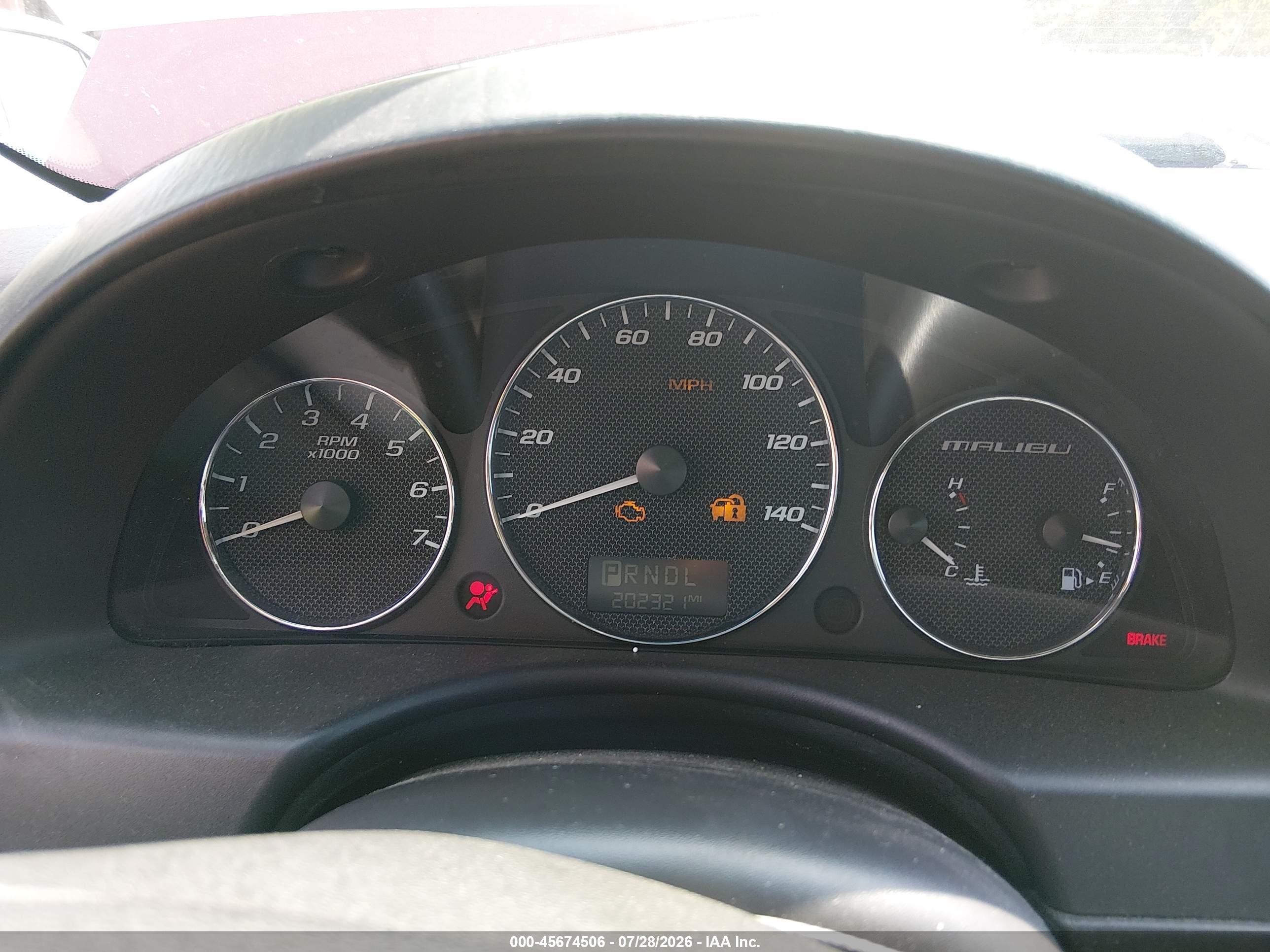 2006 Chevrolet Malibu Lt Red vin: 1G1ZT51F56F294833