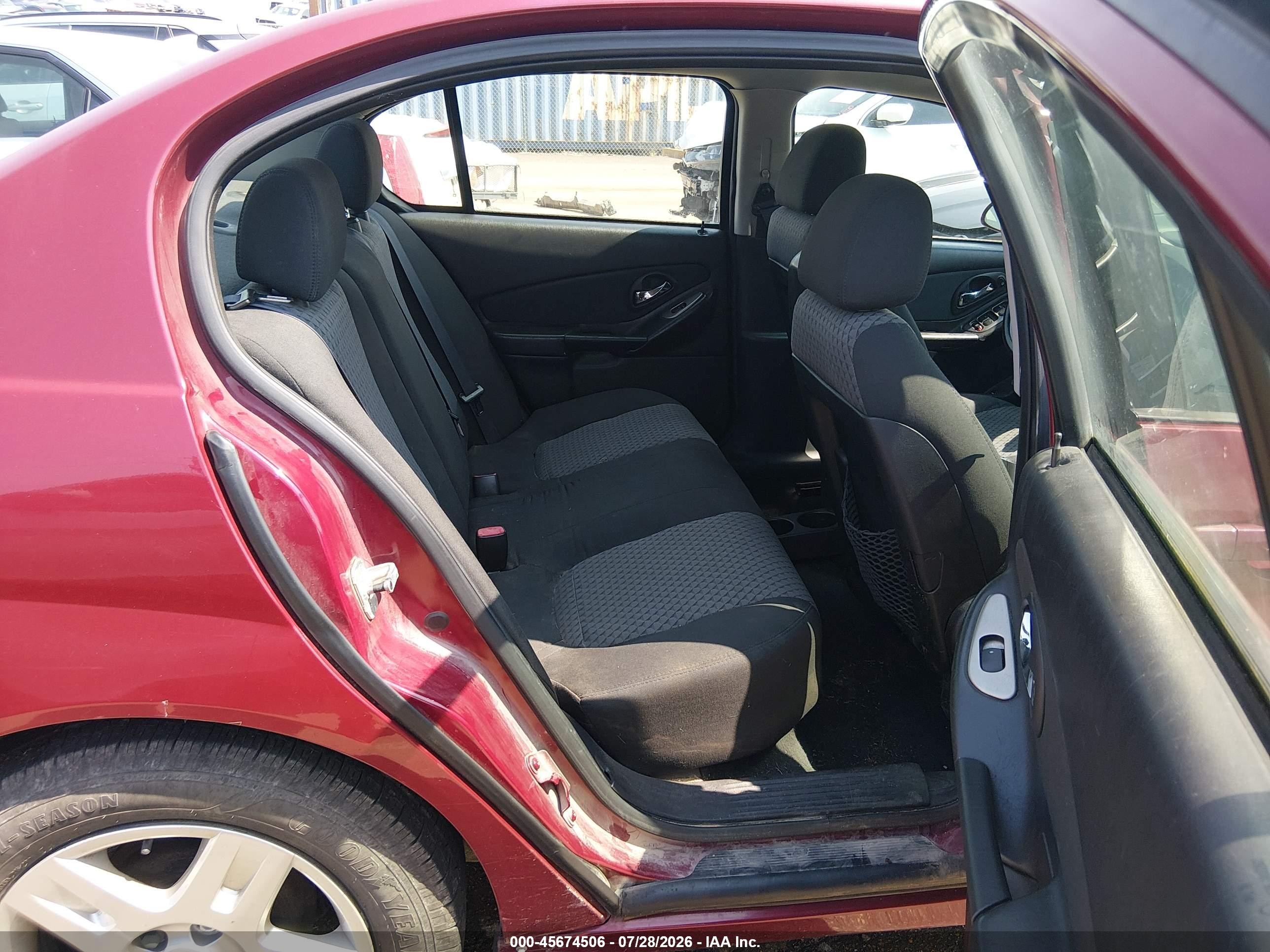2006 Chevrolet Malibu Lt Red vin: 1G1ZT51F56F294833
