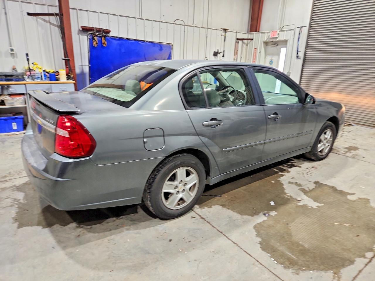 2005 Chevrolet Malibu Ls Gray vin: 1G1ZT52805F227684