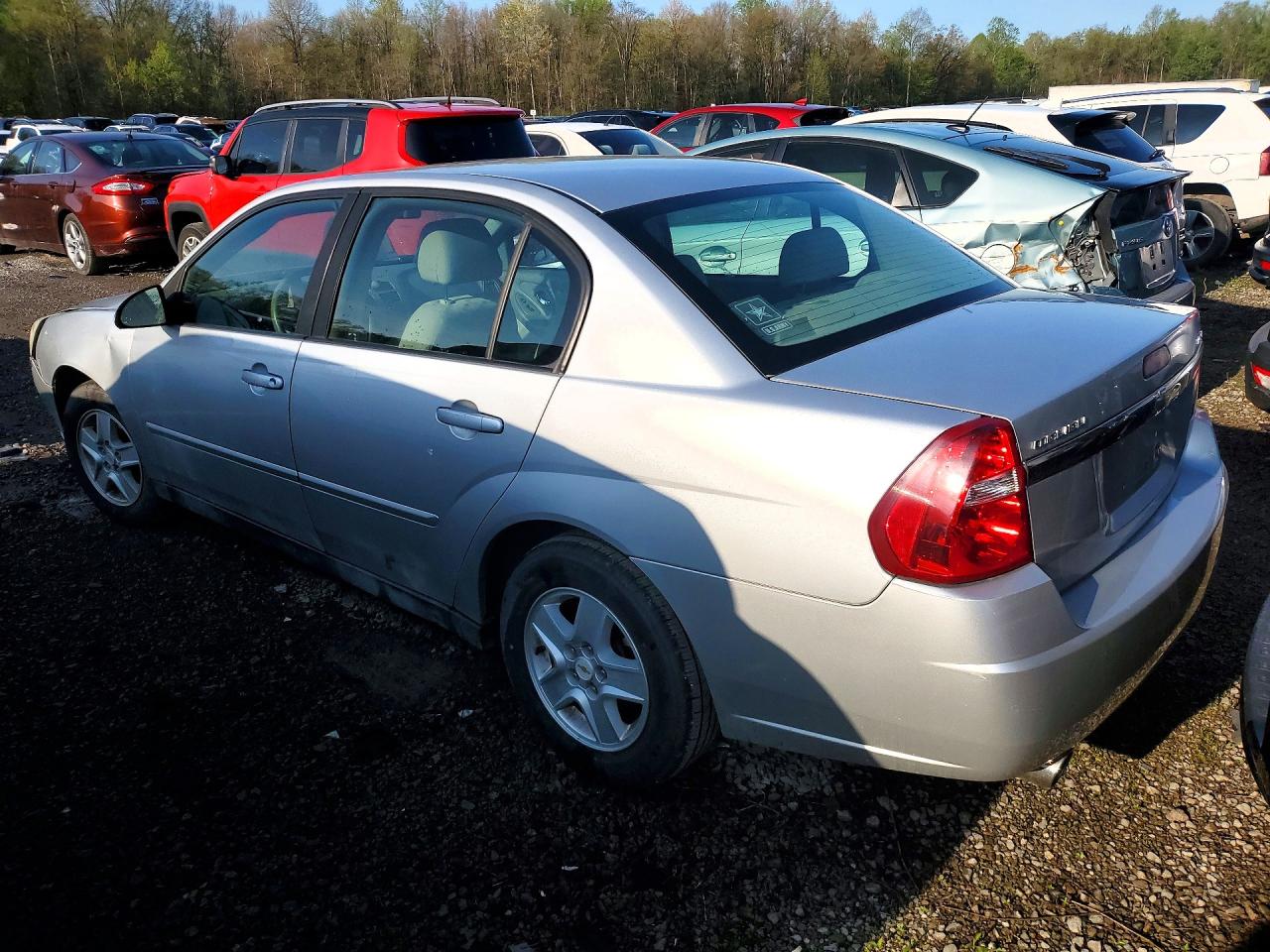 2005 Chevrolet Malibu Ls Silver vin: 1G1ZT52815F257910