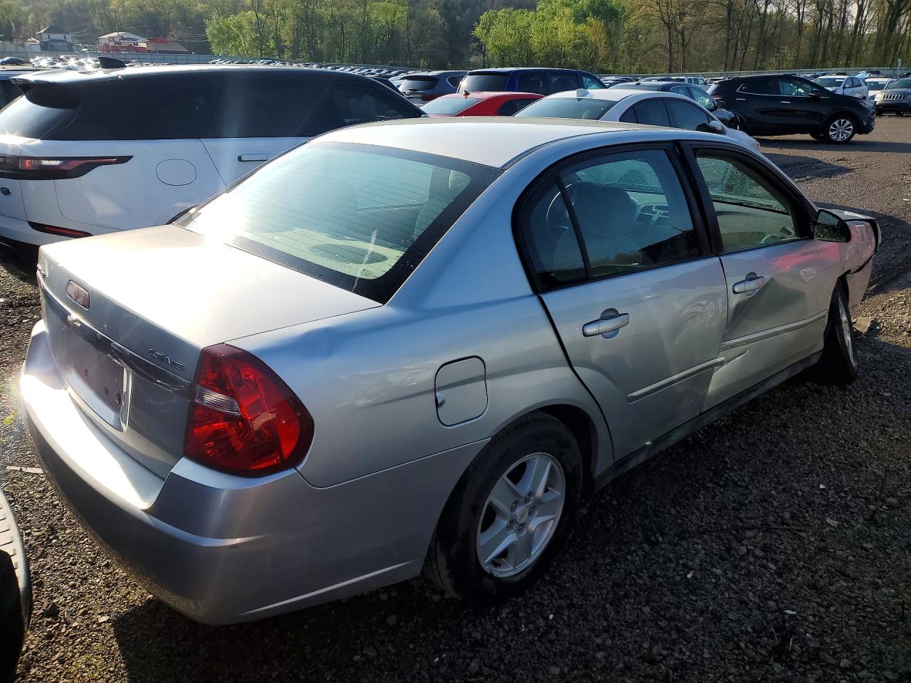 2005 Chevrolet Malibu Ls Silver vin: 1G1ZT52815F257910