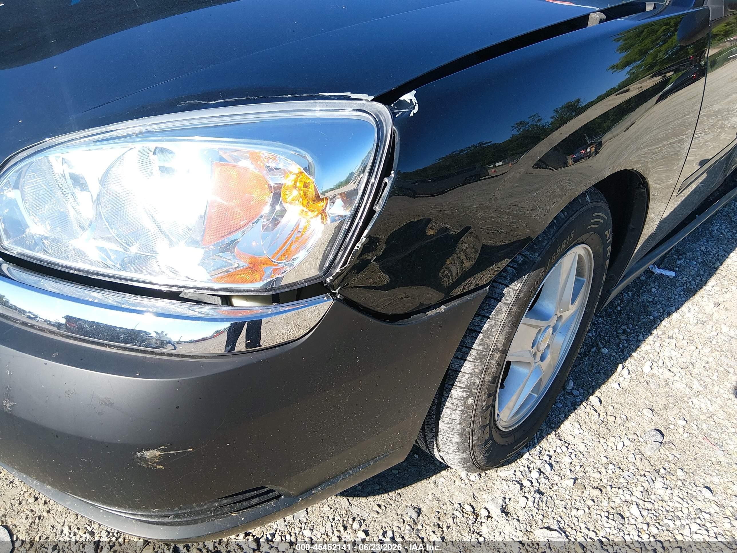 2005 Chevrolet Malibu Ls Black vin: 1G1ZT52825F322098