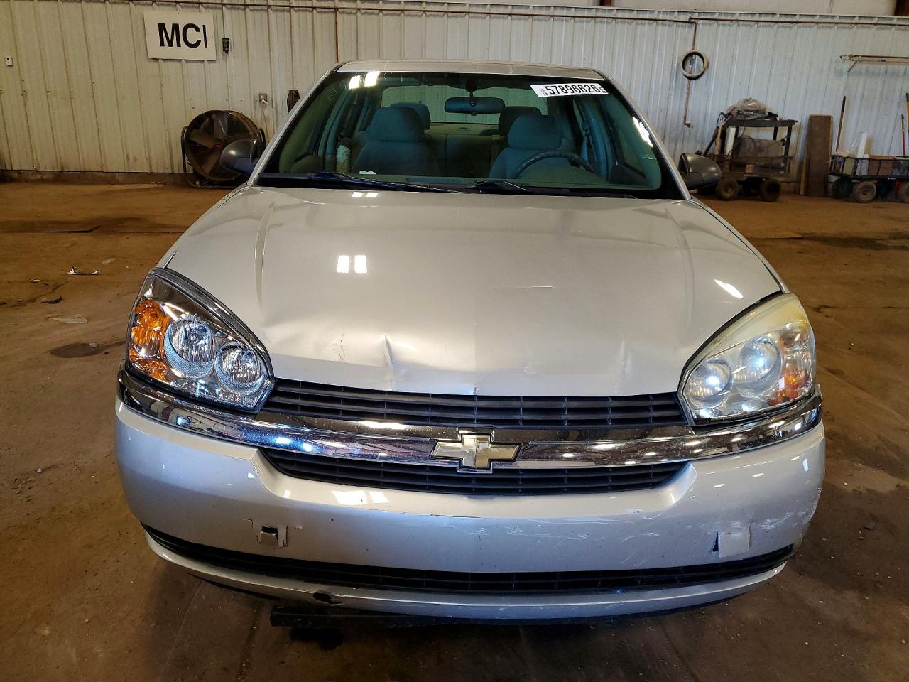2005 Chevrolet Malibu Ls Silver vin: 1G1ZT52835F338455