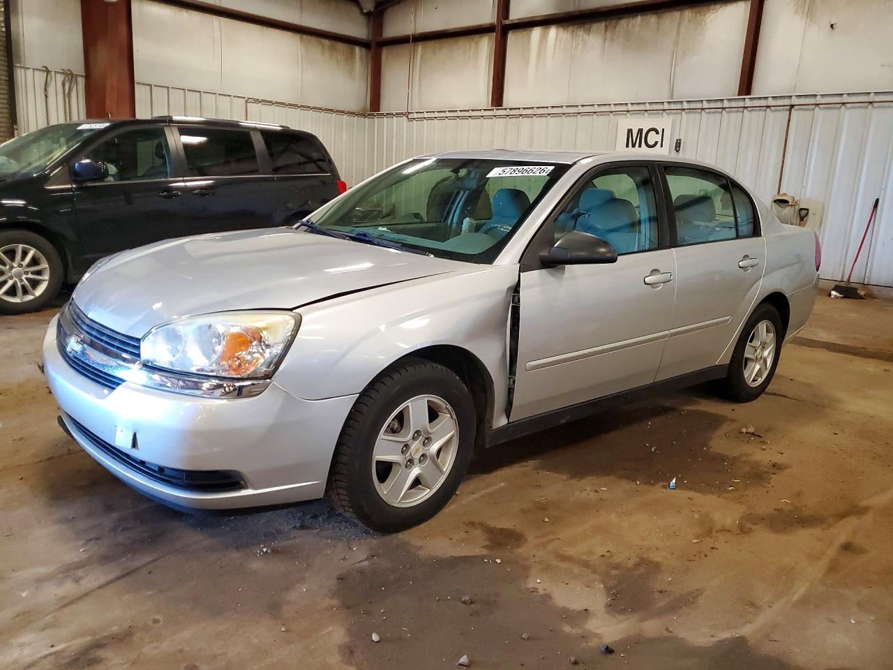 2005 Chevrolet Malibu Ls Silver vin: 1G1ZT52835F338455
