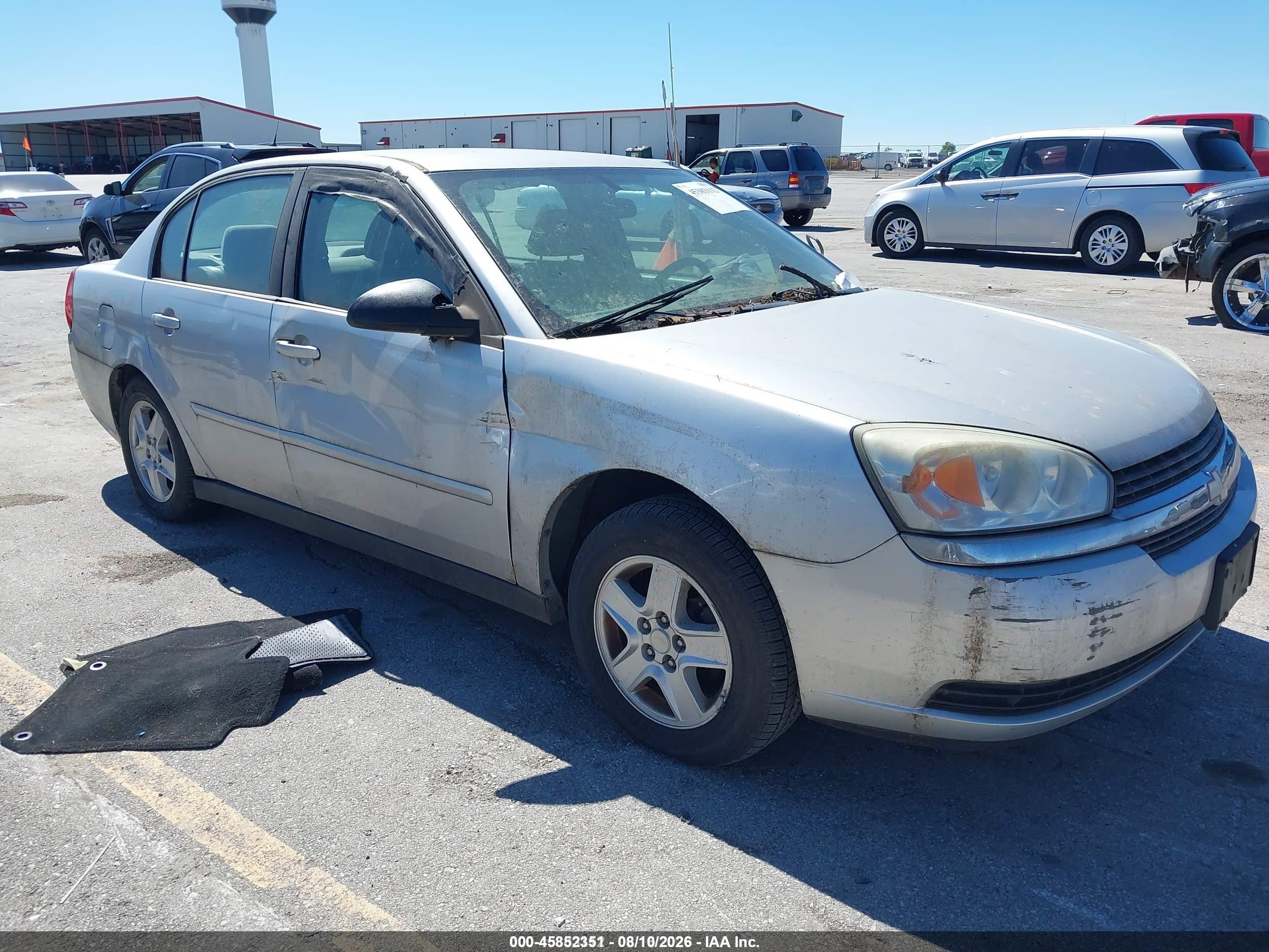 2005 Chevrolet Malibu Ls Silver vin: 1G1ZT52845F118628