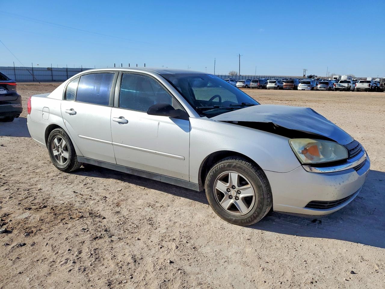 2004 Chevrolet Malibu Ls Silver vin: 1G1ZT52874F130321