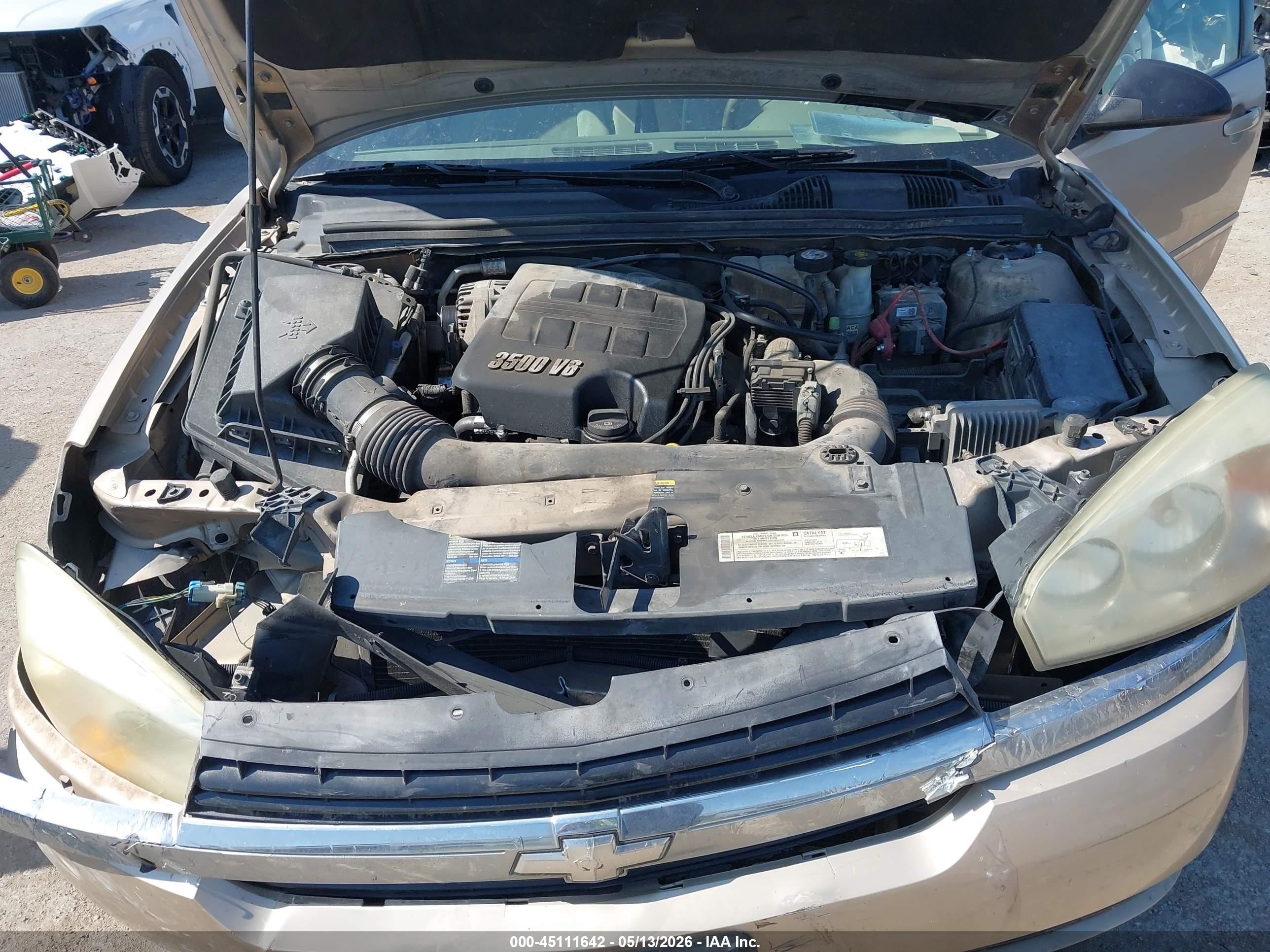 2005 Chevrolet Malibu Ls Gold vin: 1G1ZT52875F188964