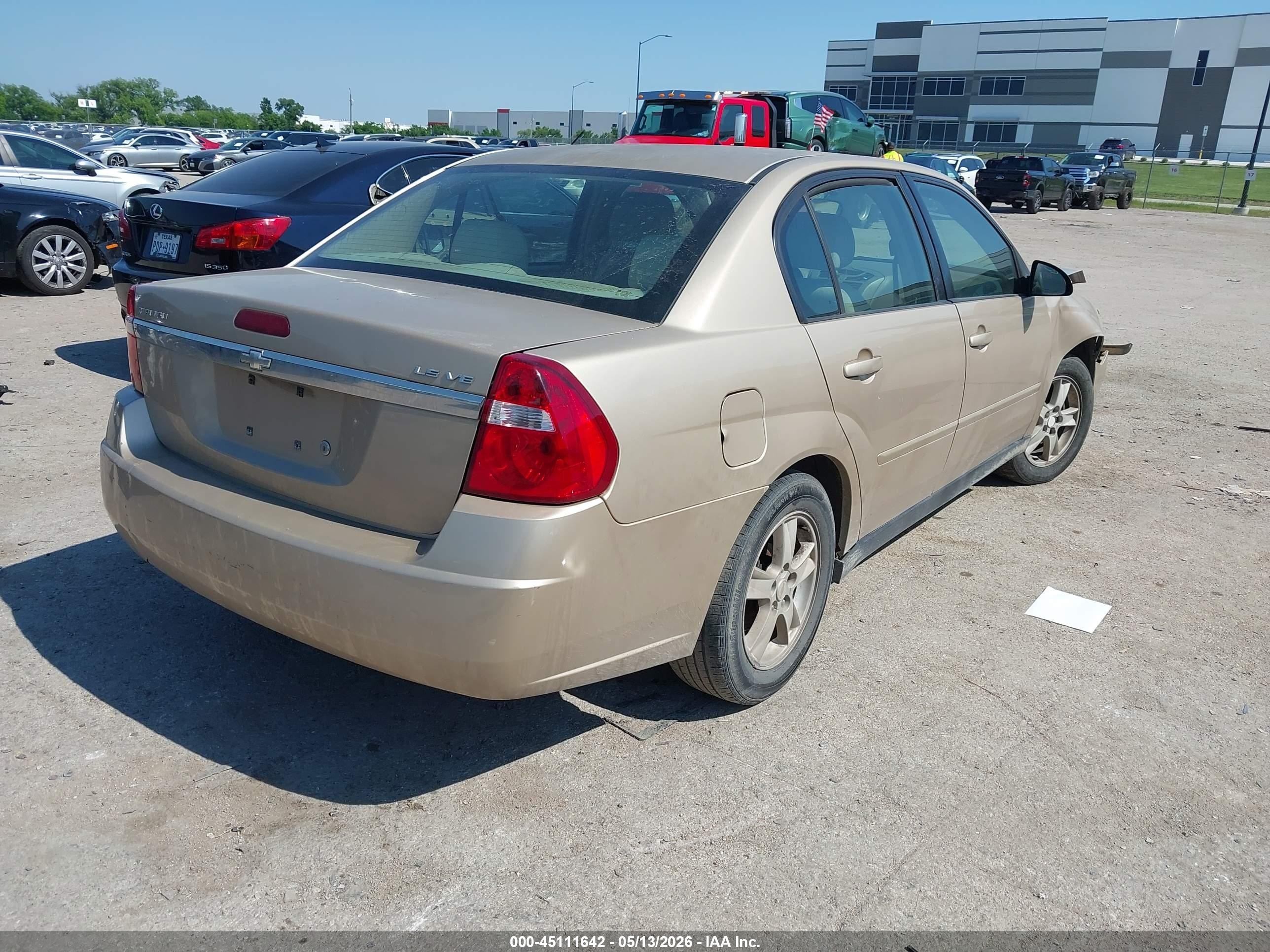 2005 Chevrolet Malibu Ls Gold vin: 1G1ZT52875F188964