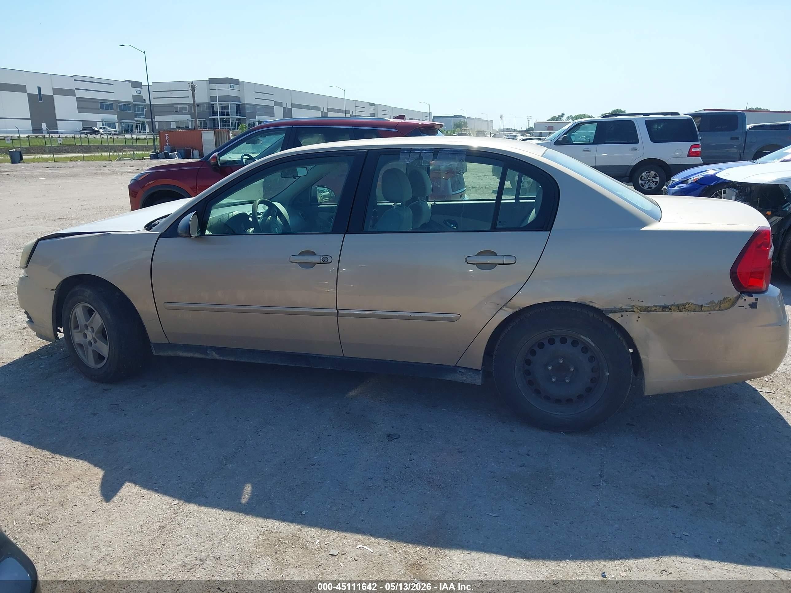 2005 Chevrolet Malibu Ls Gold vin: 1G1ZT52875F188964