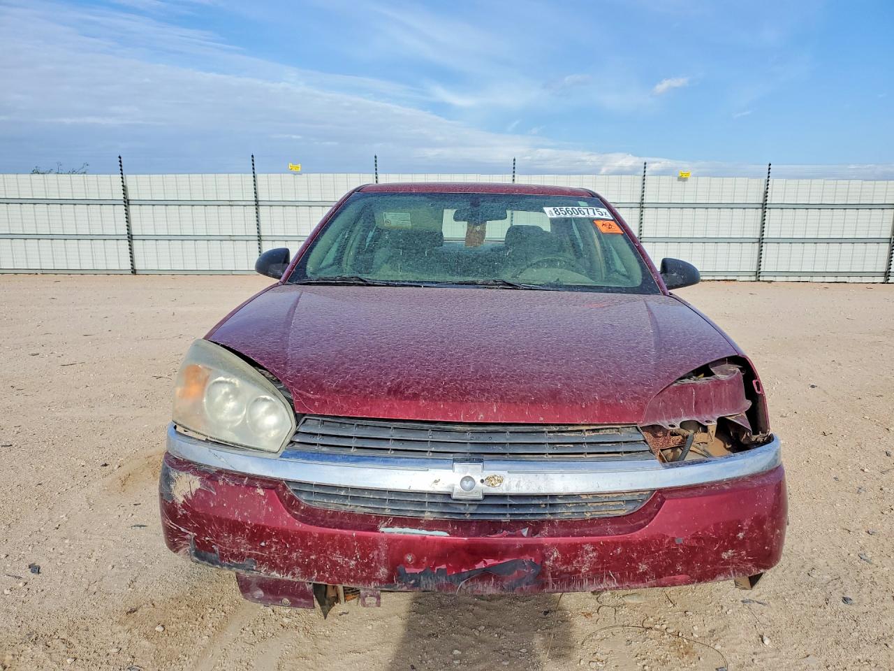 2005 Chevrolet Malibu Ls Burgundy vin: 1G1ZT52875F306091