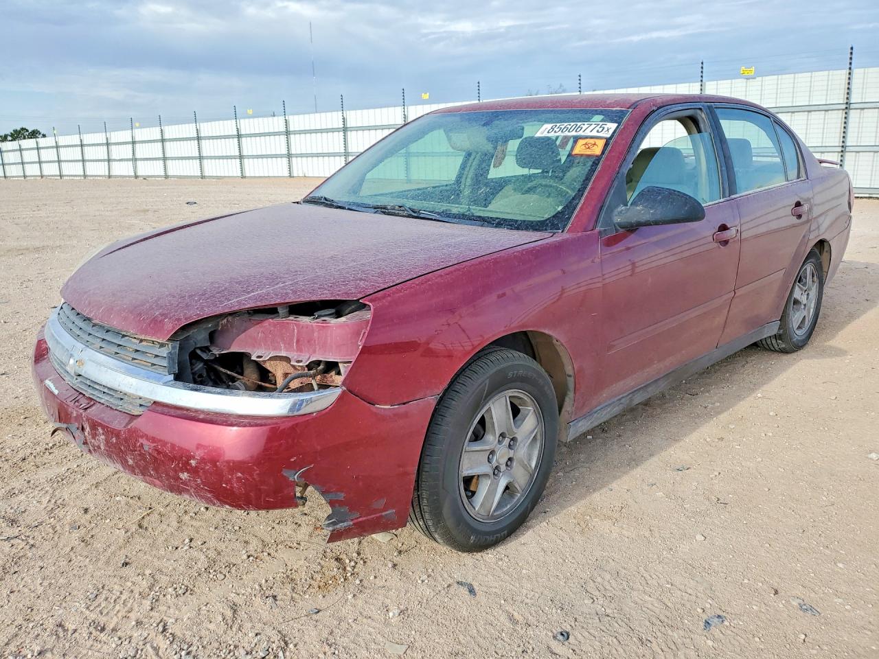 2005 Chevrolet Malibu Ls Бордовый vin: 1G1ZT52875F306091