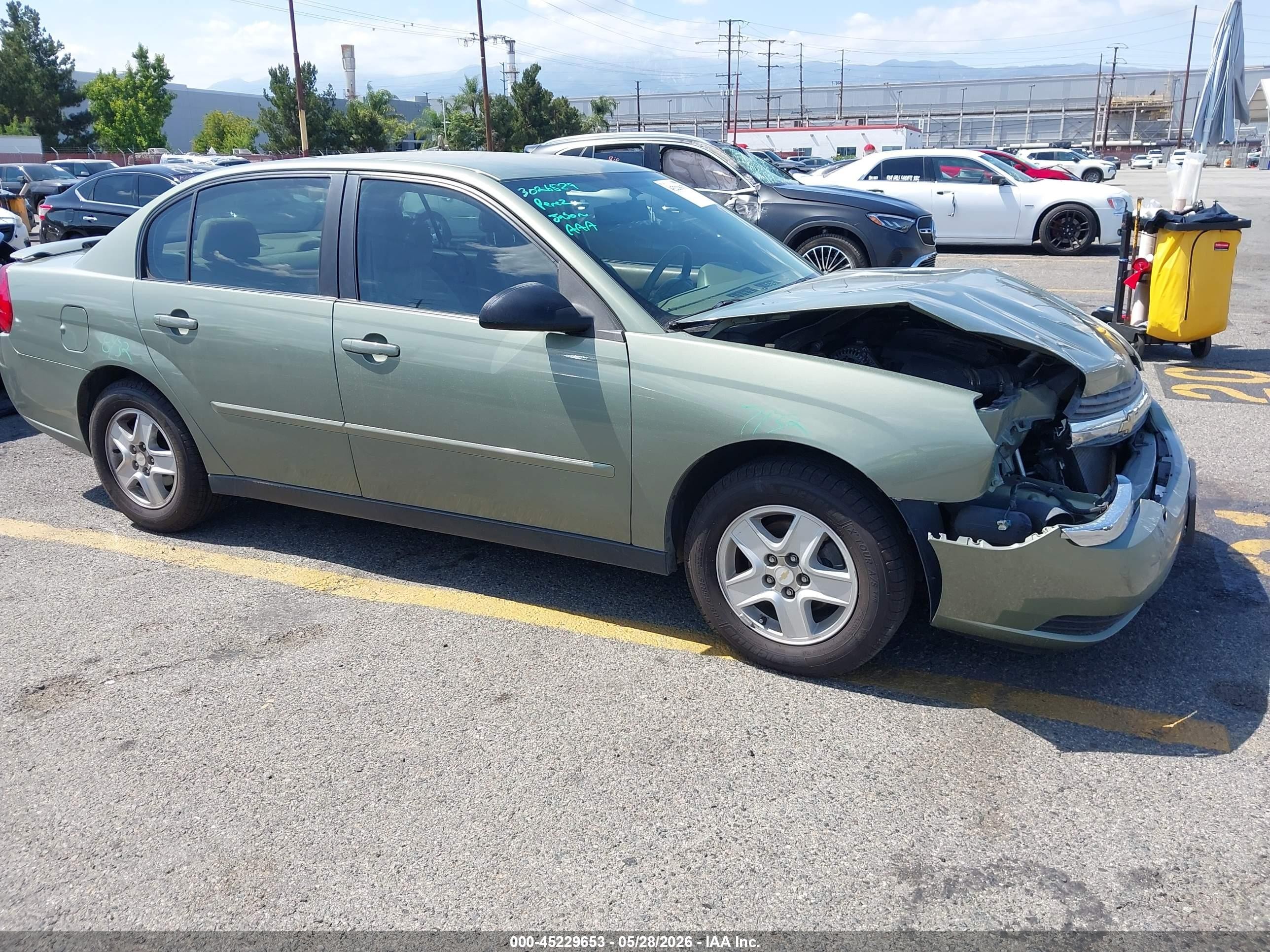 2005 Chevrolet Malibu Ls Tan vin: 1G1ZT52885F237475