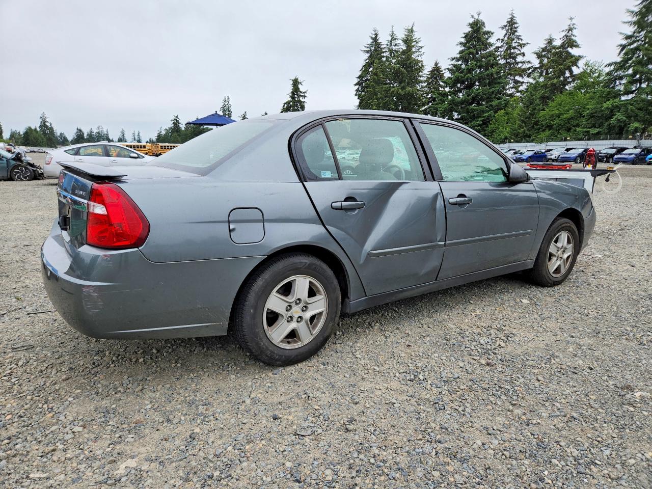 2005 Chevrolet Malibu Ls Gray vin: 1G1ZT52895F280335