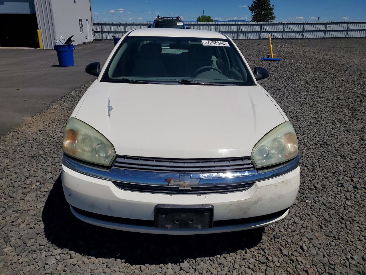 2005 Chevrolet Malibu Ls White vin: 1G1ZT528X5F117550