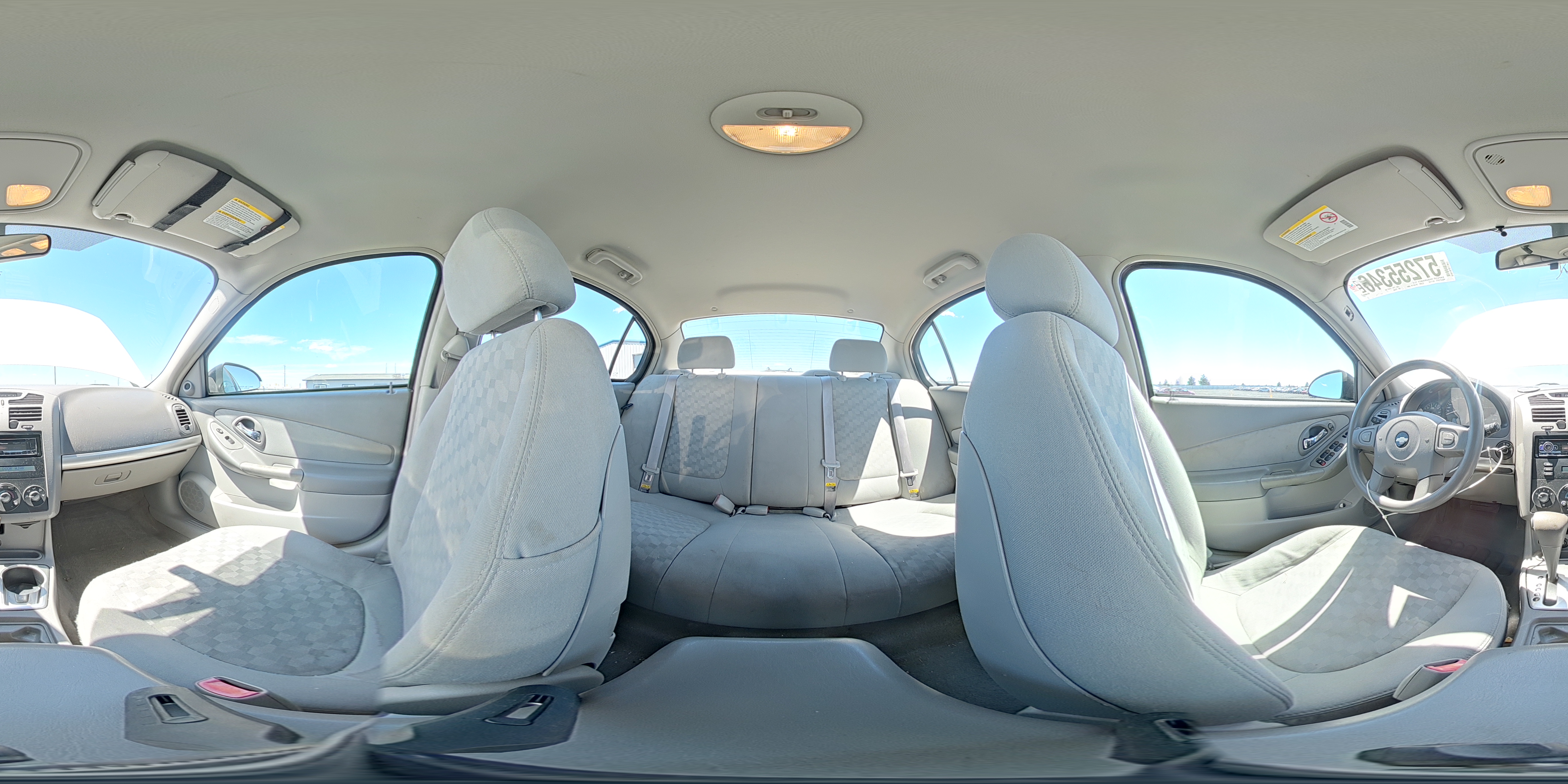 2005 Chevrolet Malibu Ls White vin: 1G1ZT528X5F117550