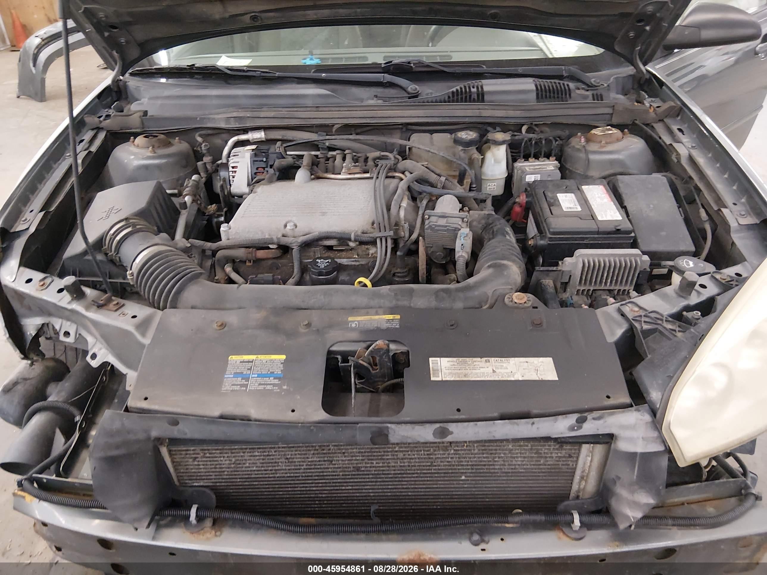 2005 Chevrolet Malibu Ls Gray vin: 1G1ZT528X5F132243