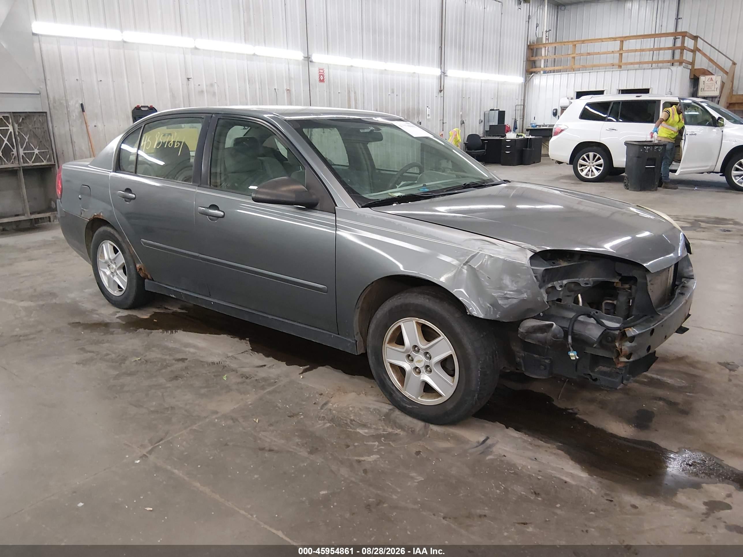 2005 Chevrolet Malibu Ls Gray vin: 1G1ZT528X5F132243