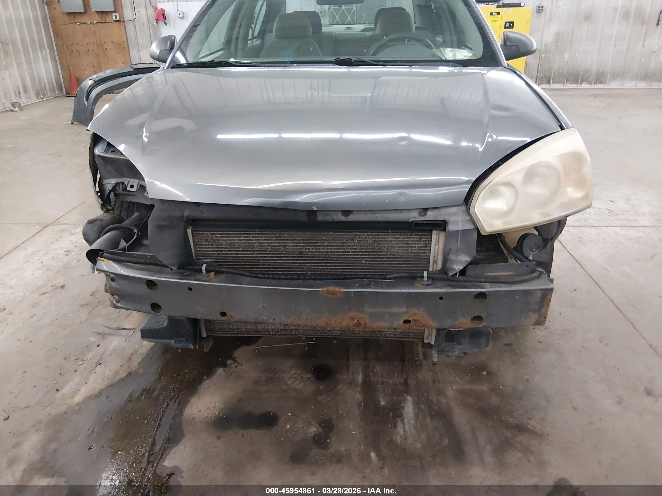 2005 Chevrolet Malibu Ls Gray vin: 1G1ZT528X5F132243