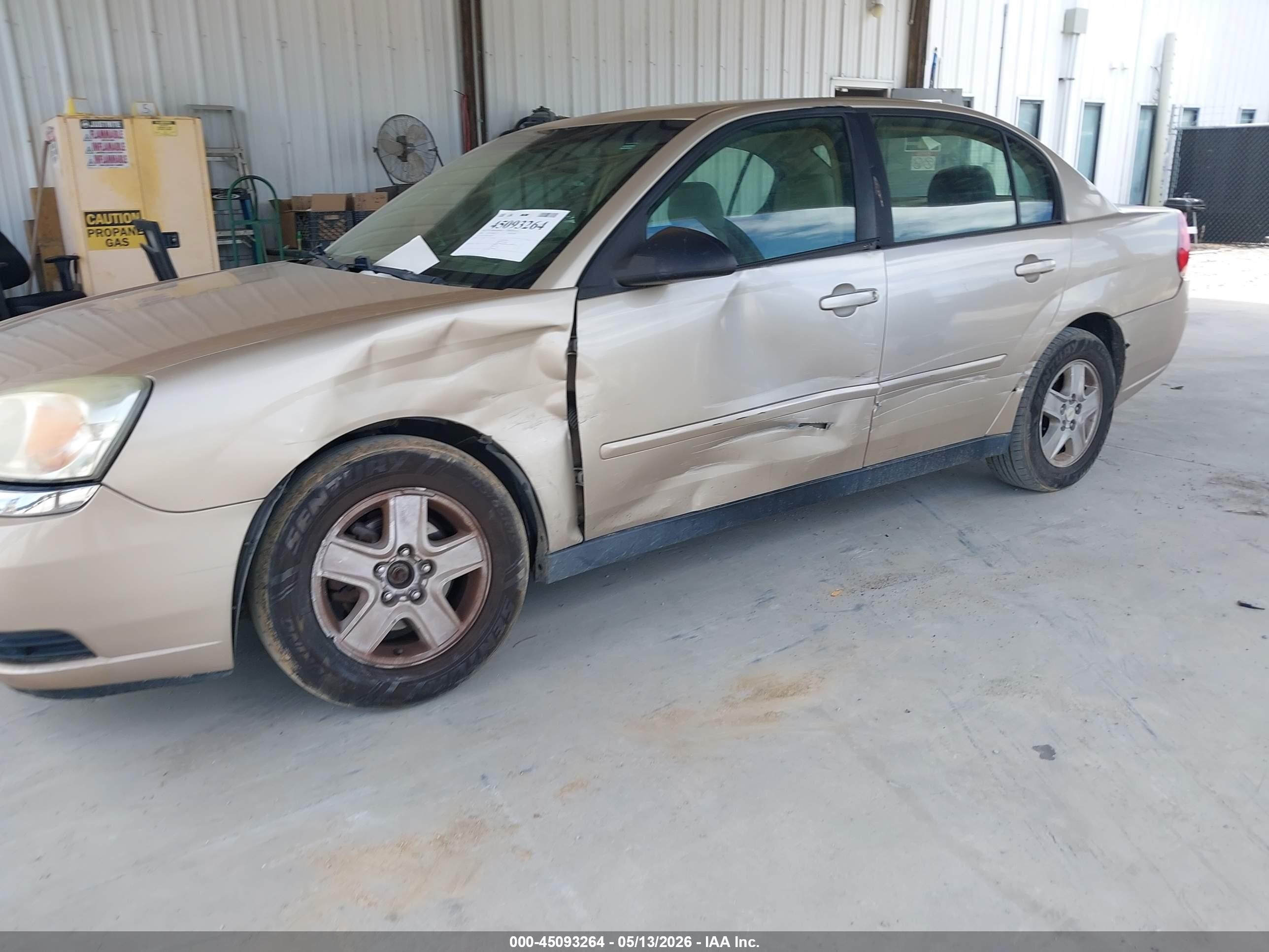 2005 Chevrolet Malibu Ls Tan vin: 1G1ZT528X5F299329