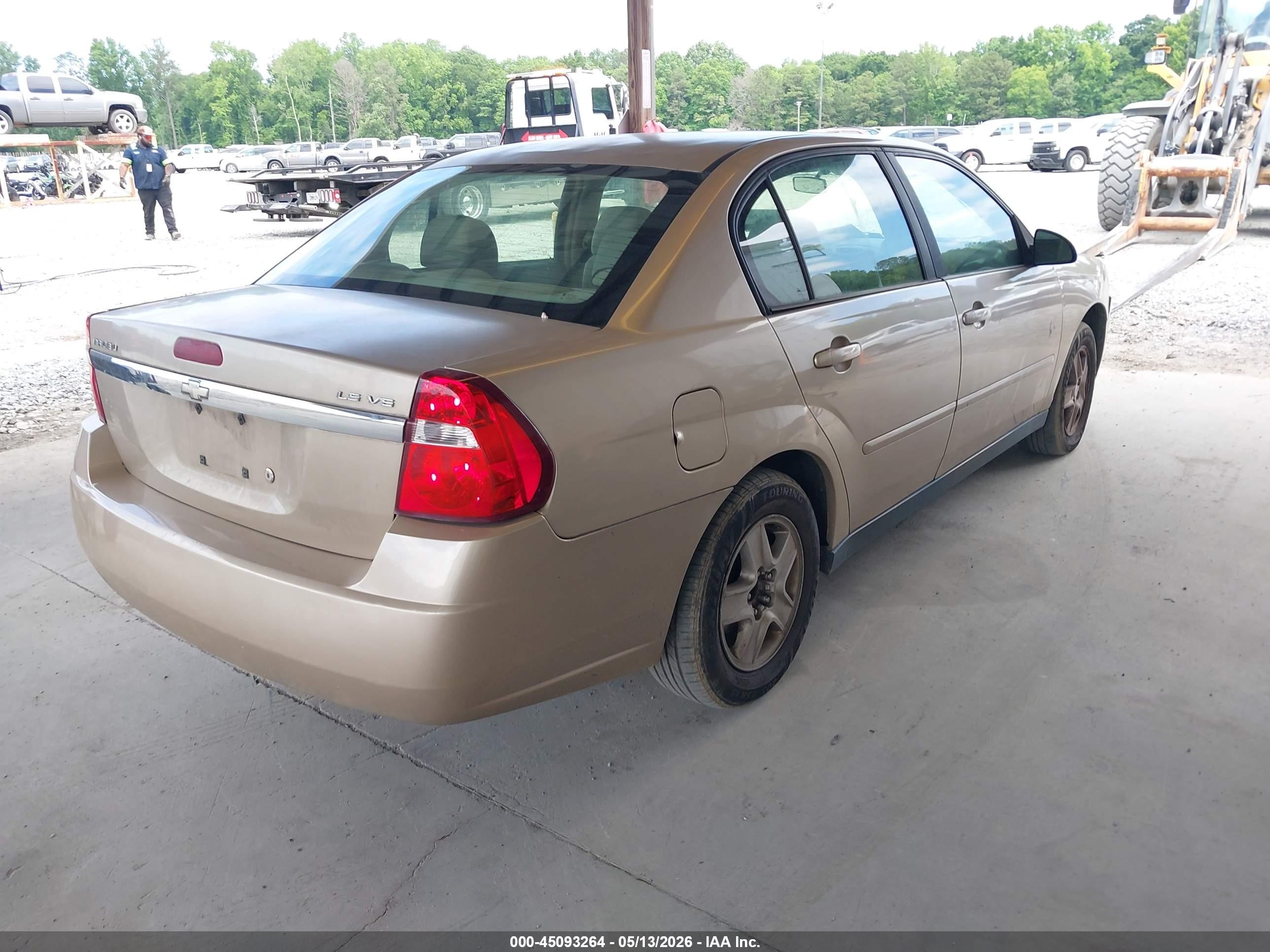 2005 Chevrolet Malibu Ls Tan vin: 1G1ZT528X5F299329