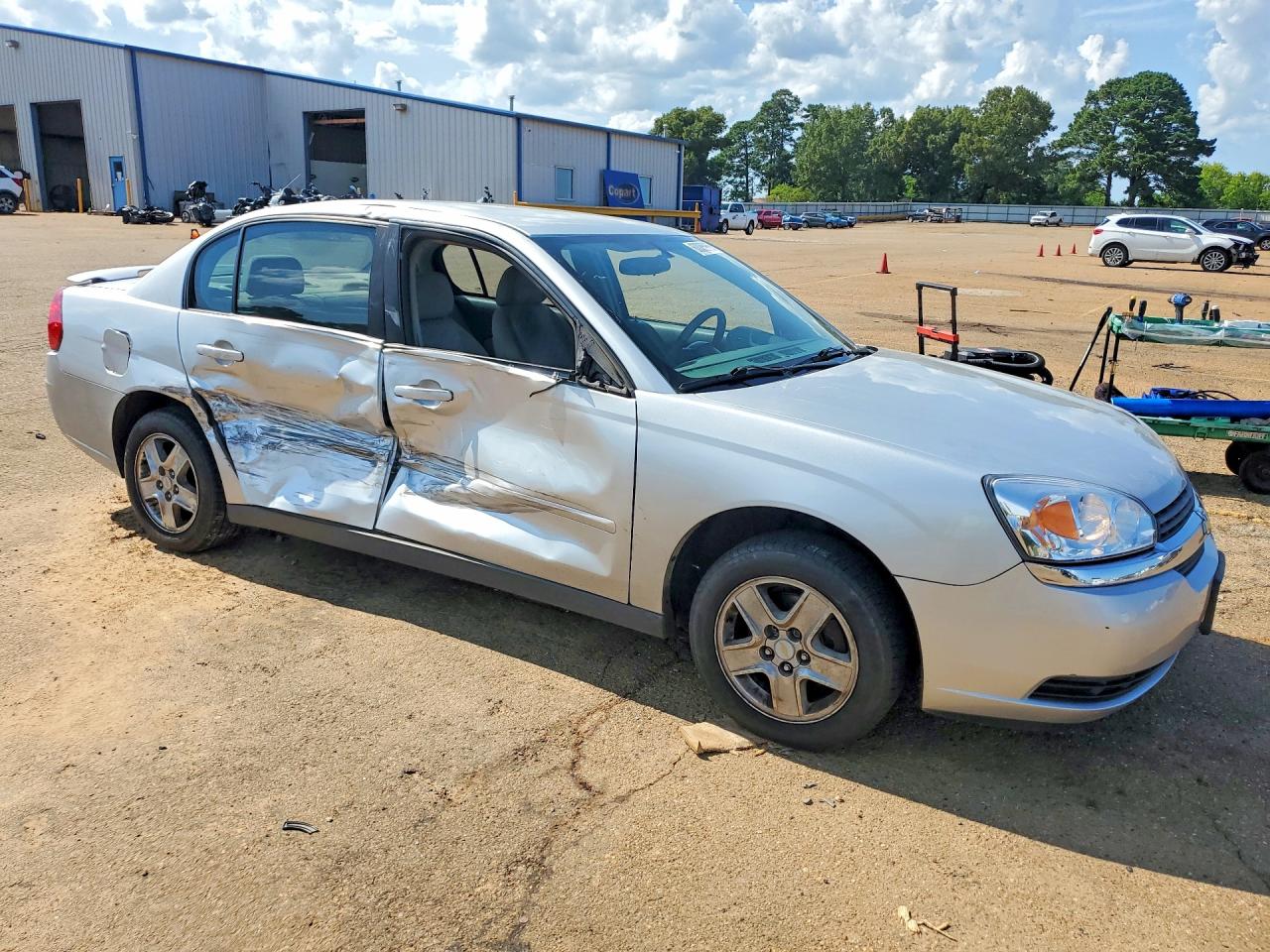 2005 Chevrolet Malibu Ls Silver vin: 1G1ZT528X5F303864