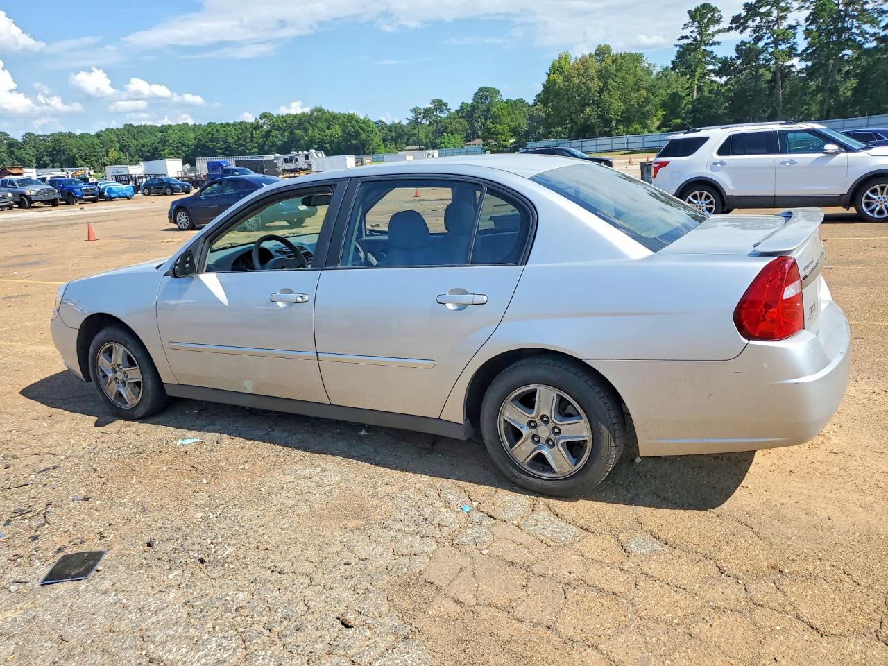 2005 Chevrolet Malibu Ls Silver vin: 1G1ZT528X5F303864