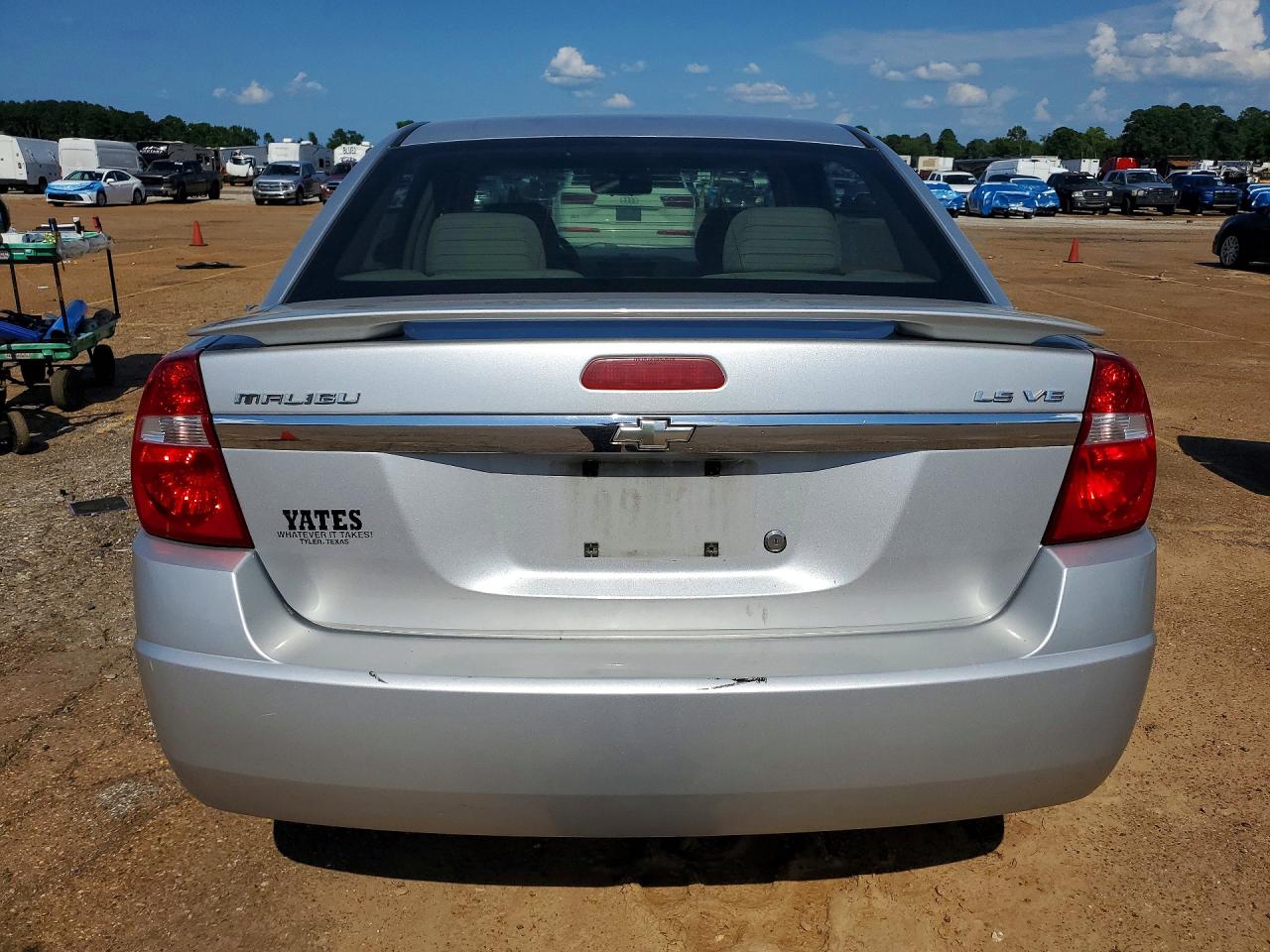 2005 Chevrolet Malibu Ls Silver vin: 1G1ZT528X5F303864