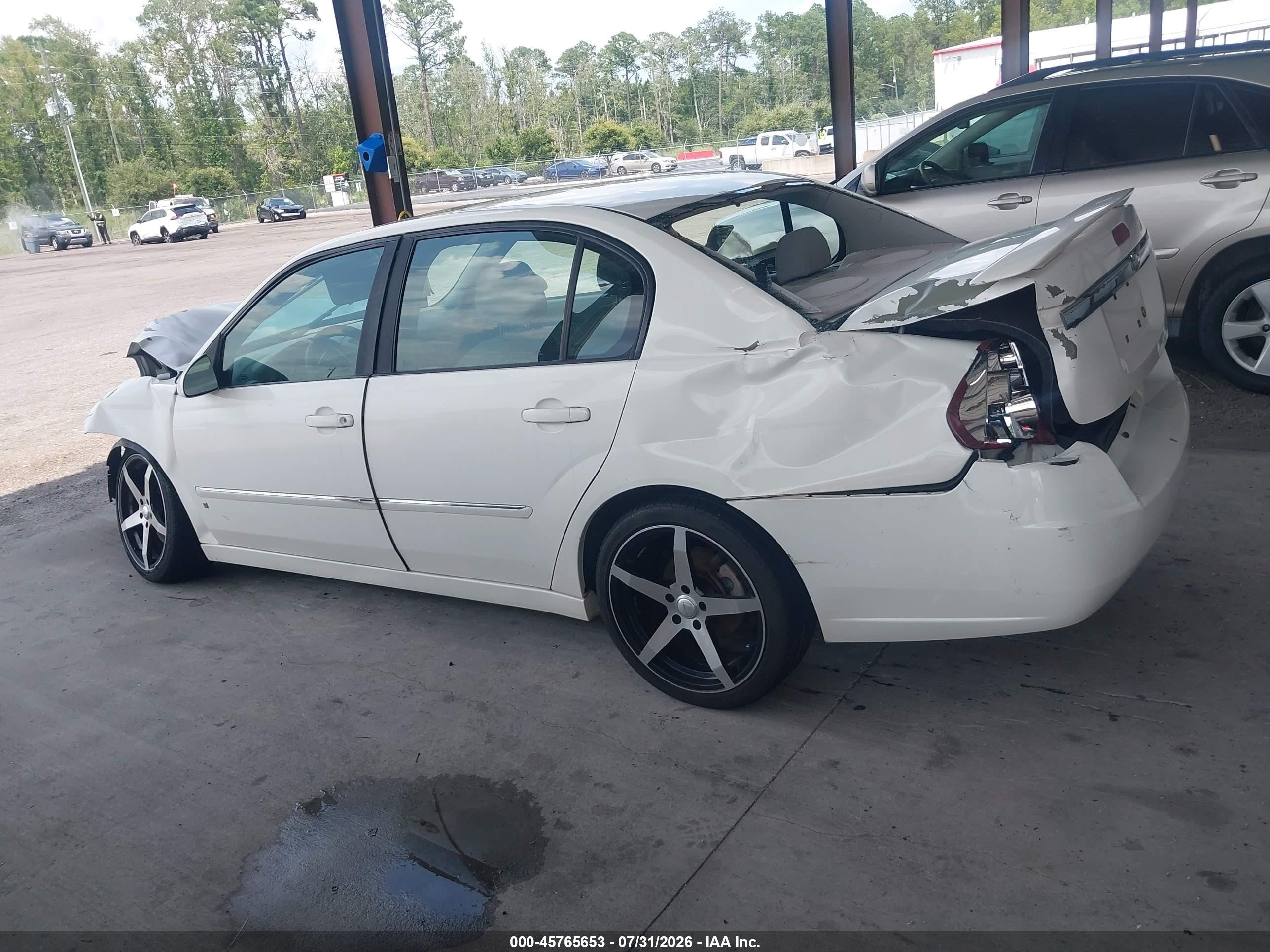 2006 Chevrolet Malibu Lt Белый vin: 1G1ZT53836F127109