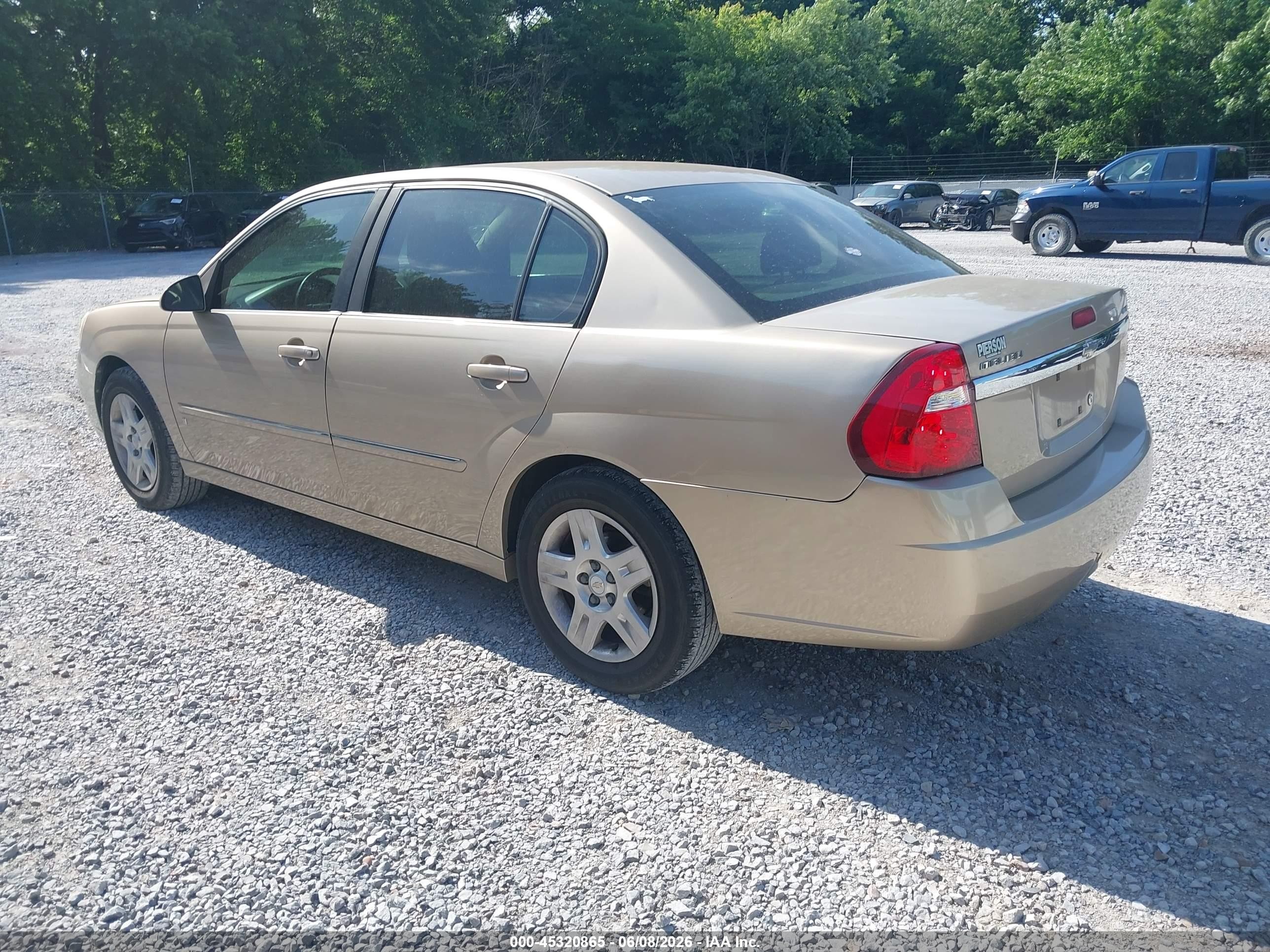 2006 Chevrolet Malibu Lt Золотой vin: 1G1ZT53846F201489