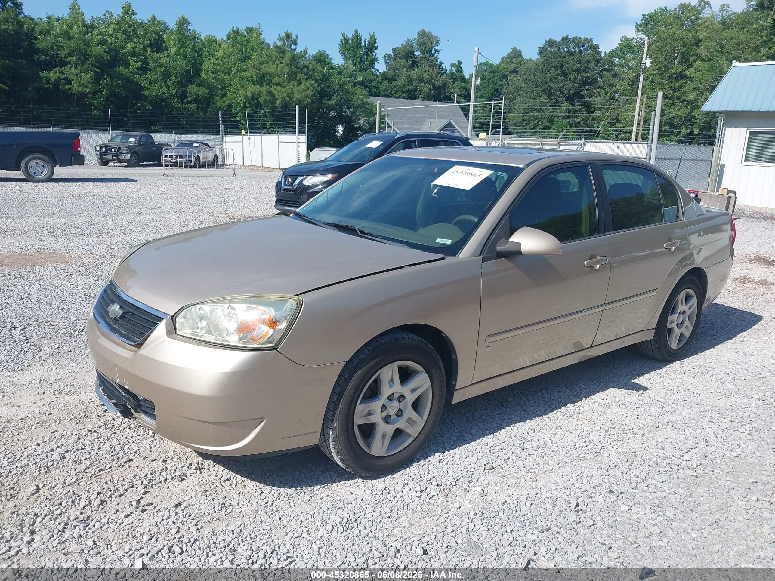 2006 Chevrolet Malibu Lt Золотой vin: 1G1ZT53846F201489