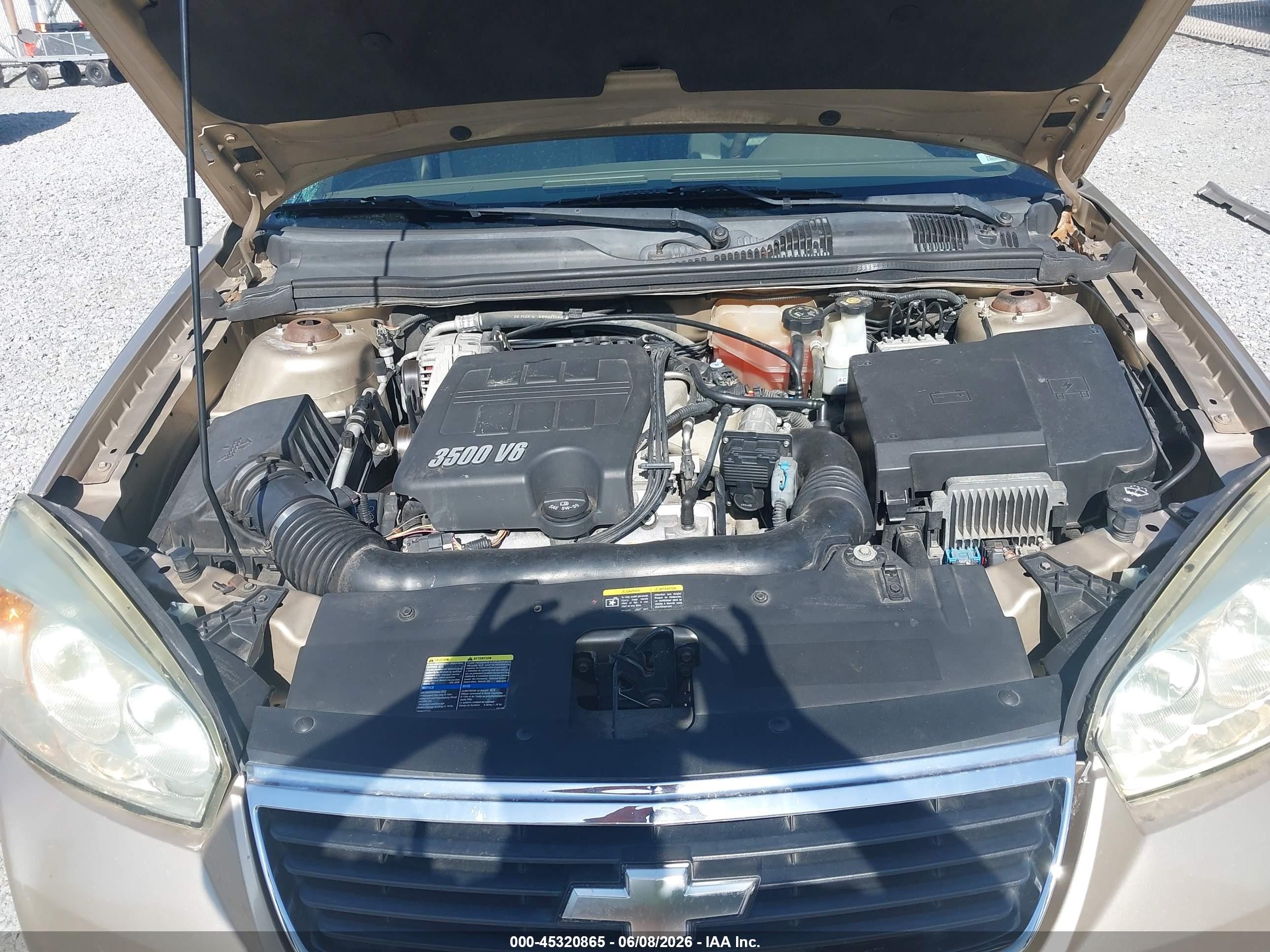 2006 Chevrolet Malibu Lt Золотой vin: 1G1ZT53846F201489