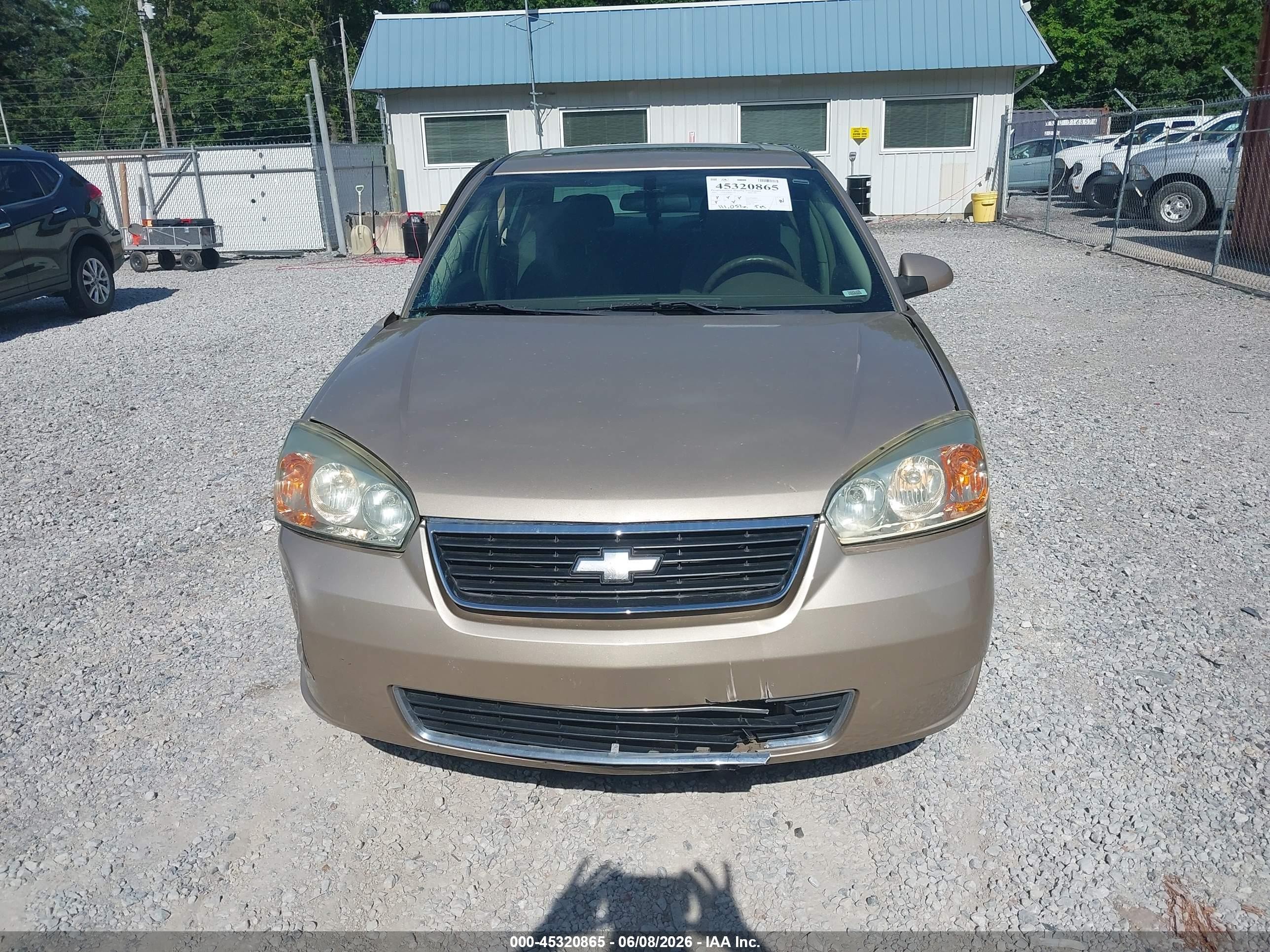 2006 Chevrolet Malibu Lt Золотой vin: 1G1ZT53846F201489