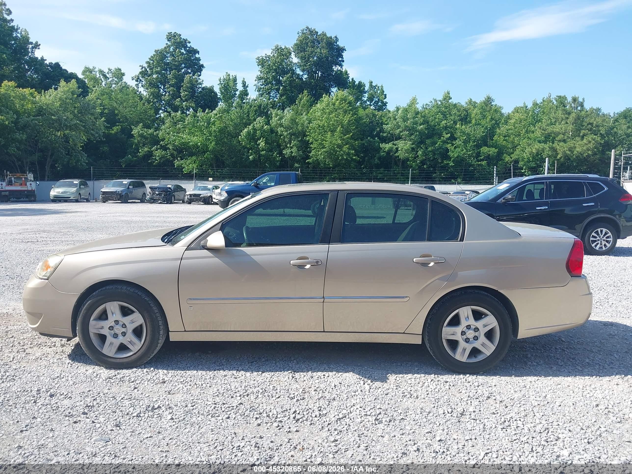2006 Chevrolet Malibu Lt Золотой vin: 1G1ZT53846F201489