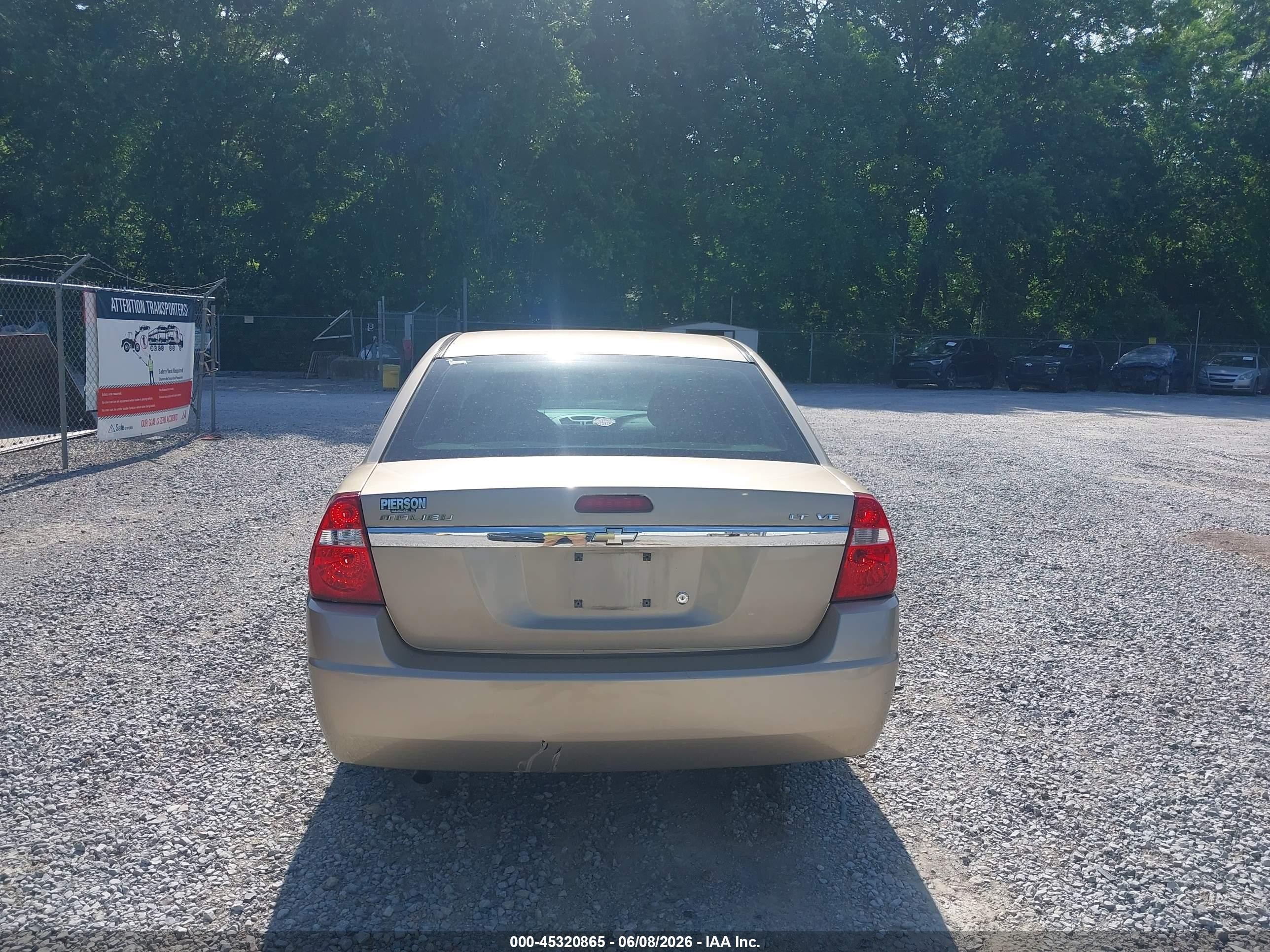 2006 Chevrolet Malibu Lt Золотой vin: 1G1ZT53846F201489