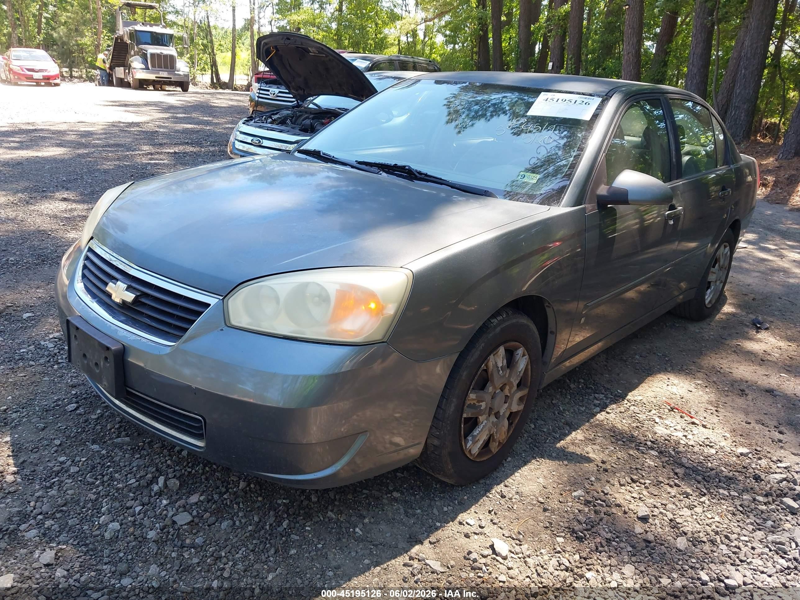 2006 Chevrolet Malibu Lt Gray vin: 1G1ZT53856F183861