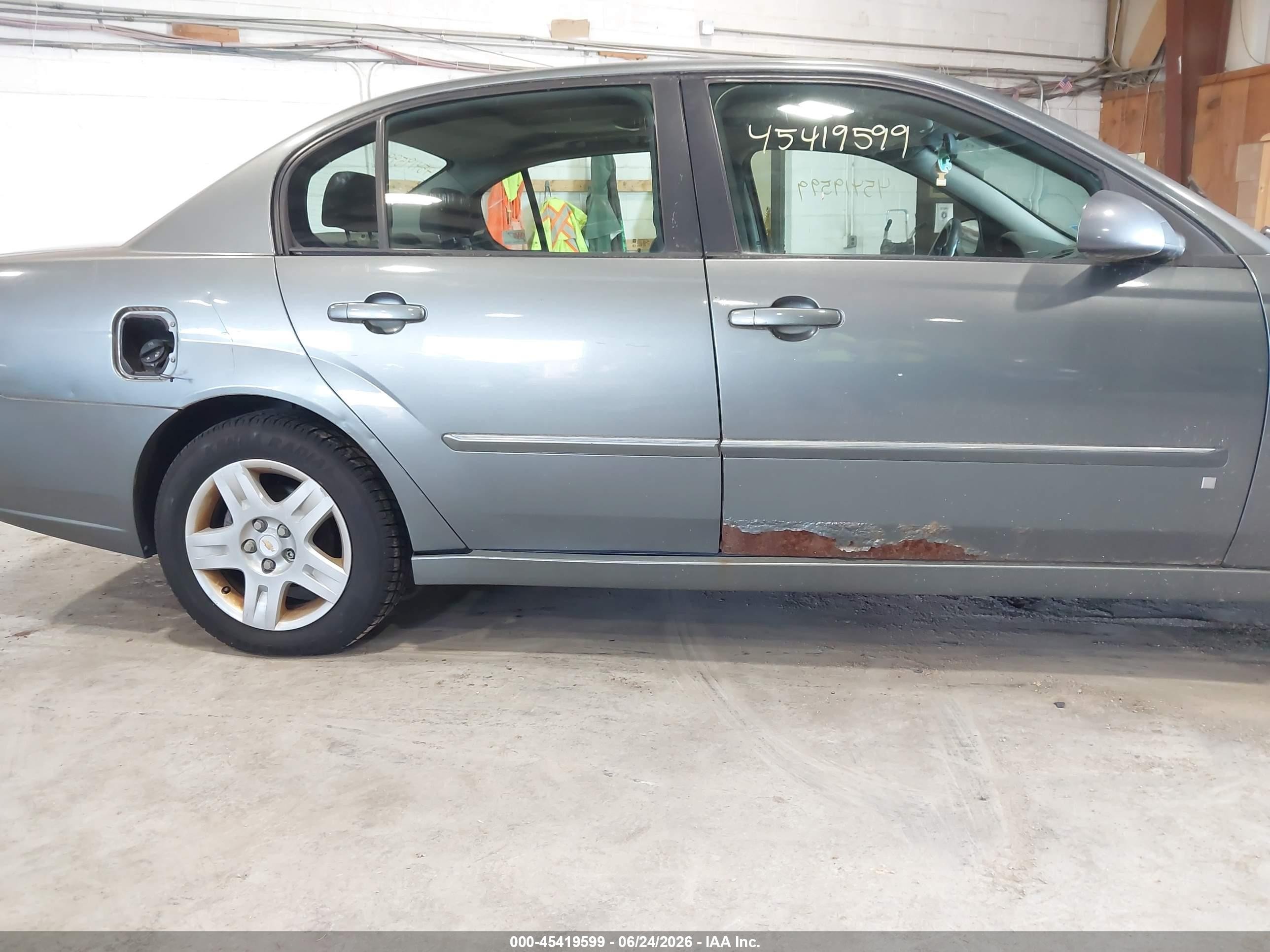 2006 Chevrolet Malibu Lt Gray vin: 1G1ZT53886F121726