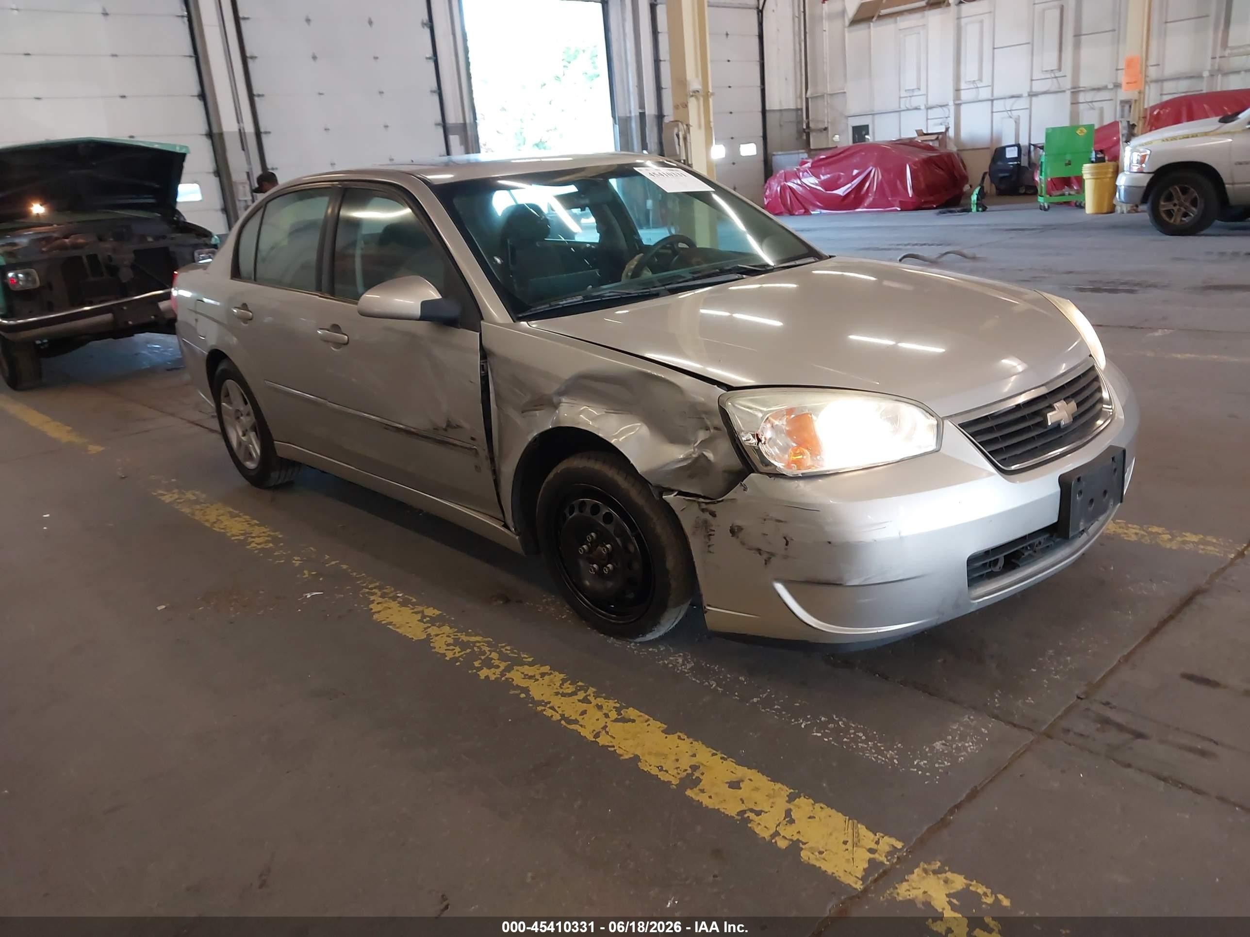2006 Chevrolet Malibu Lt Silver vin: 1G1ZT53886F222314