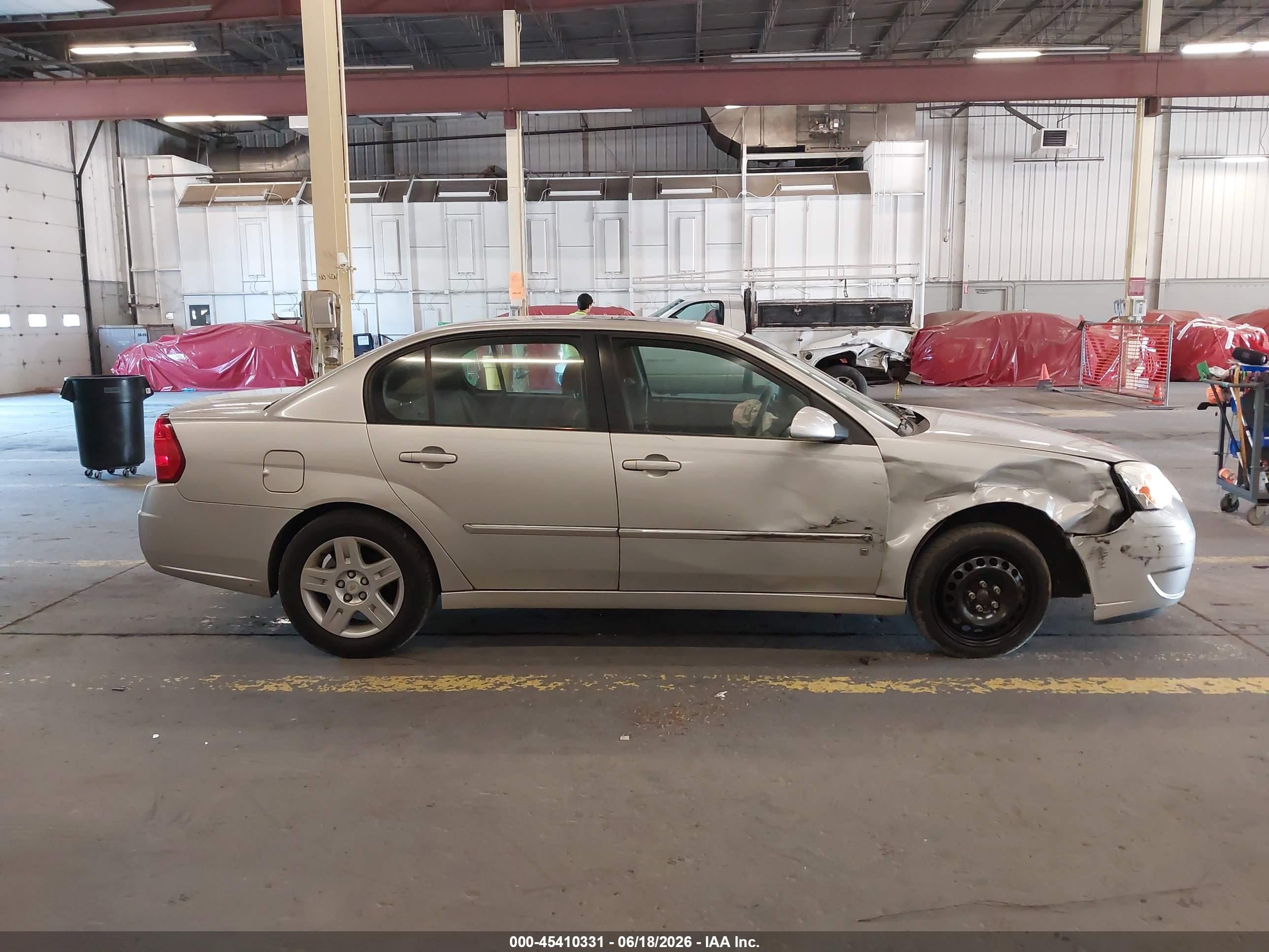 2006 Chevrolet Malibu Lt Silver vin: 1G1ZT53886F222314