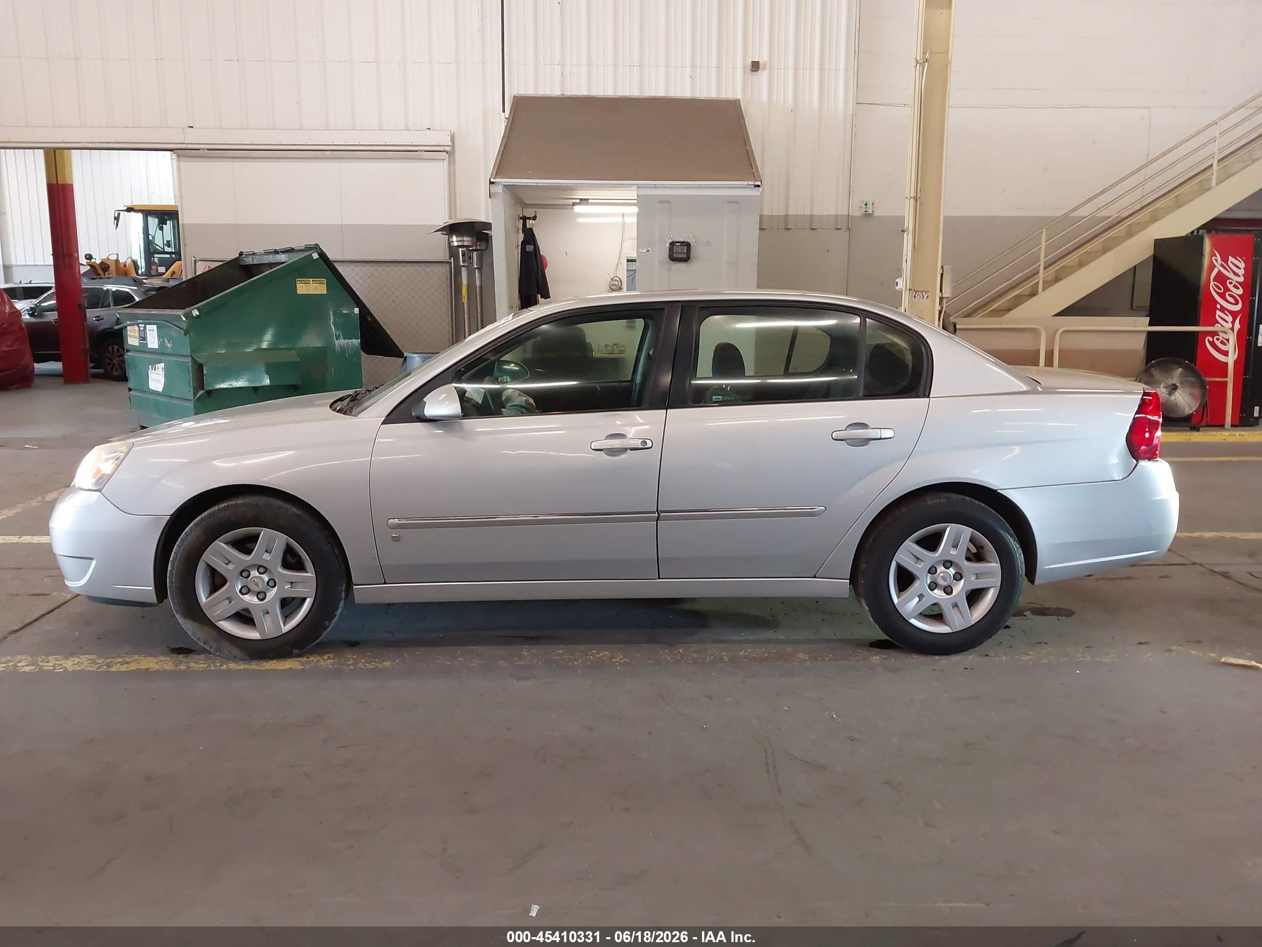 2006 Chevrolet Malibu Lt Silver vin: 1G1ZT53886F222314