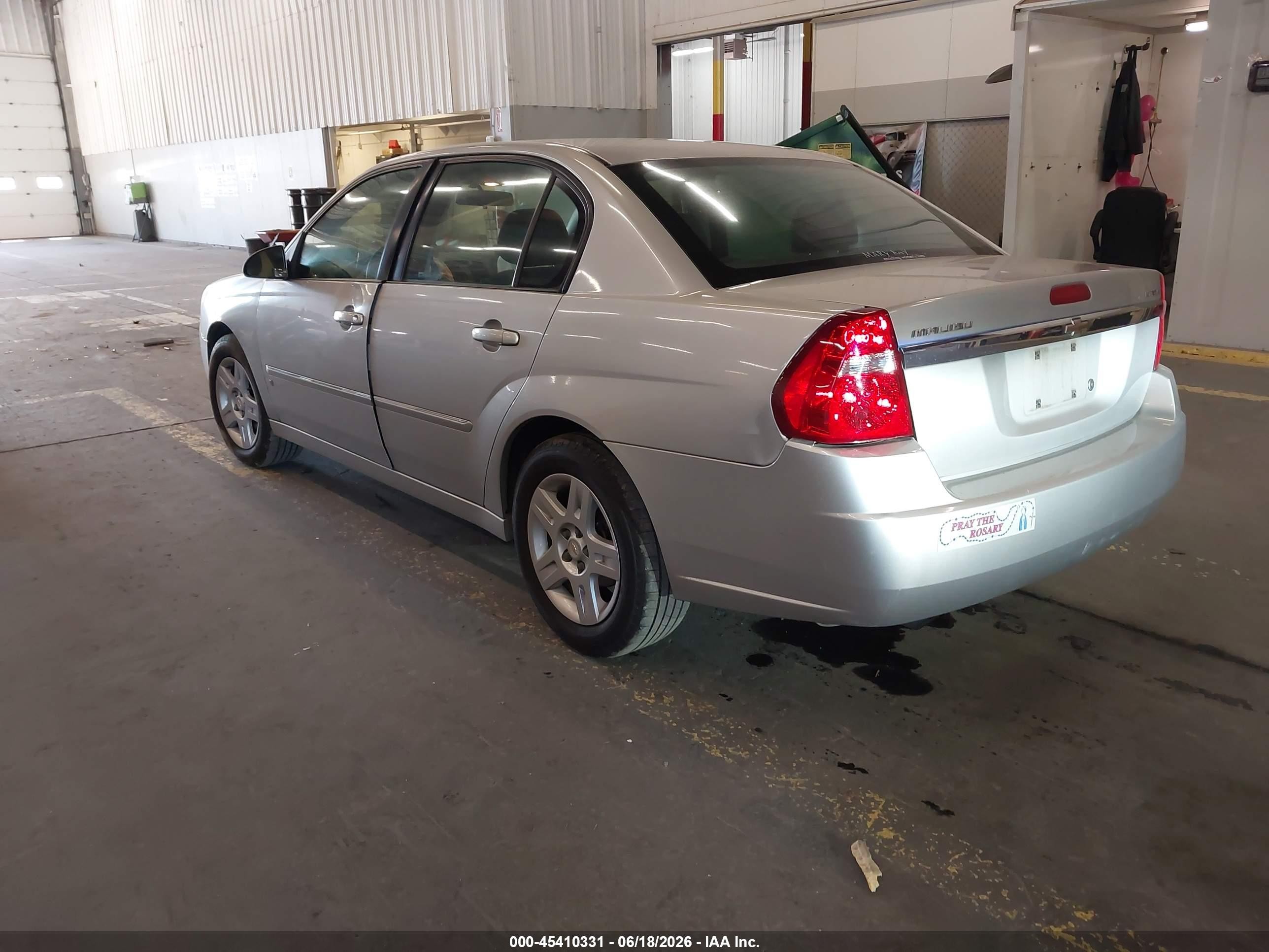 2006 Chevrolet Malibu Lt Silver vin: 1G1ZT53886F222314