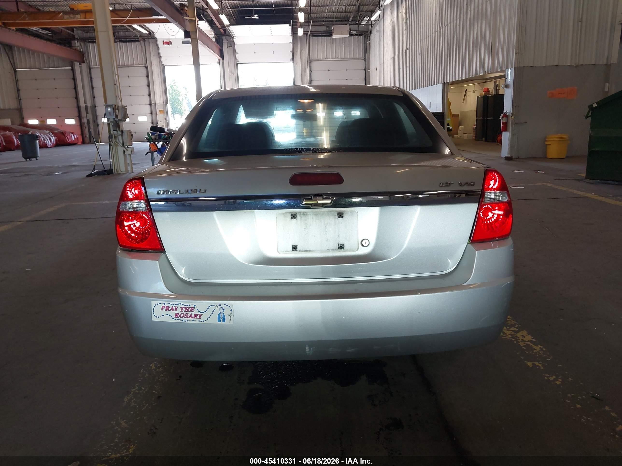 2006 Chevrolet Malibu Lt Silver vin: 1G1ZT53886F222314