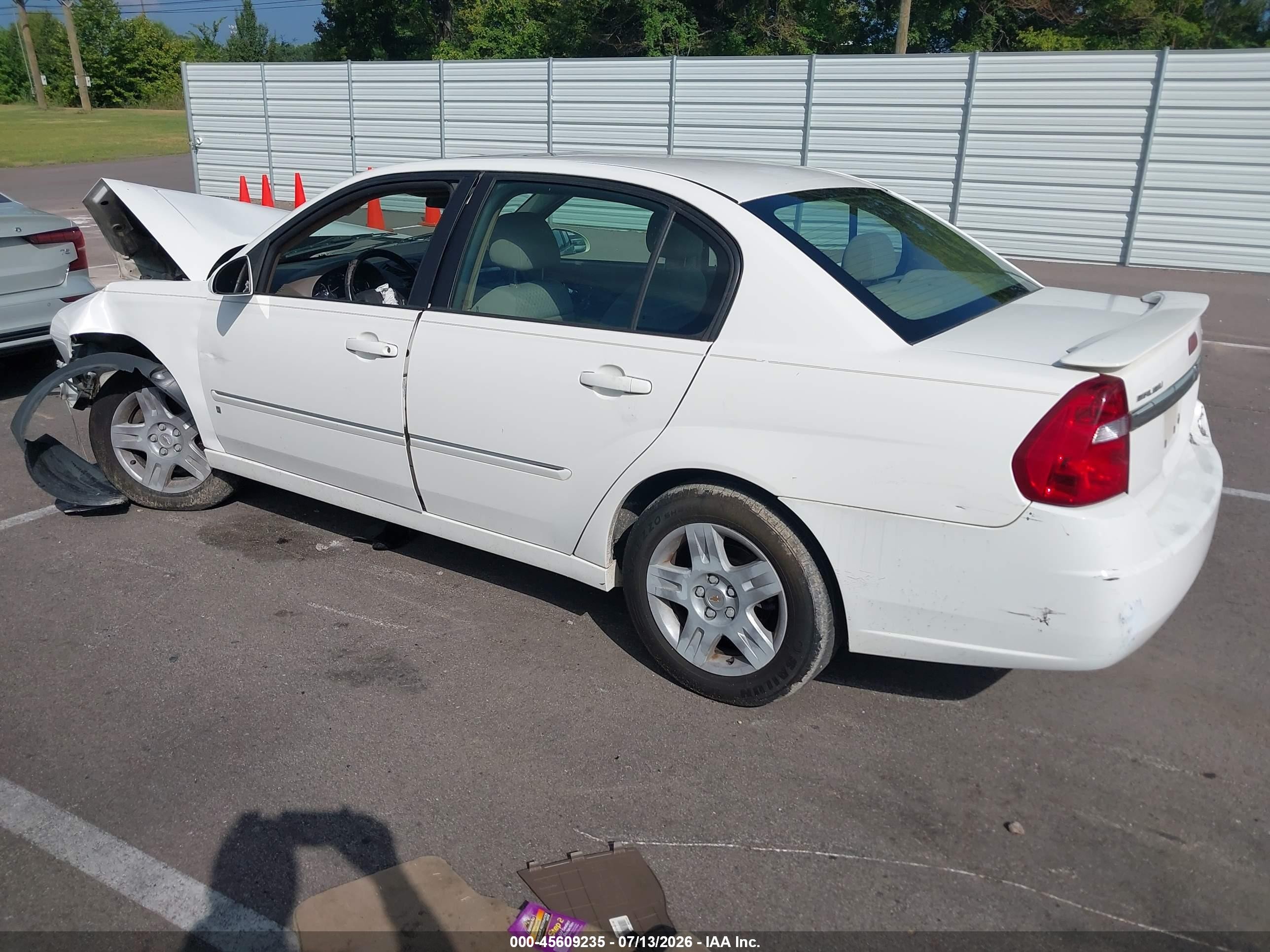 2006 Chevrolet Malibu Lt White vin: 1G1ZT538X6F130217