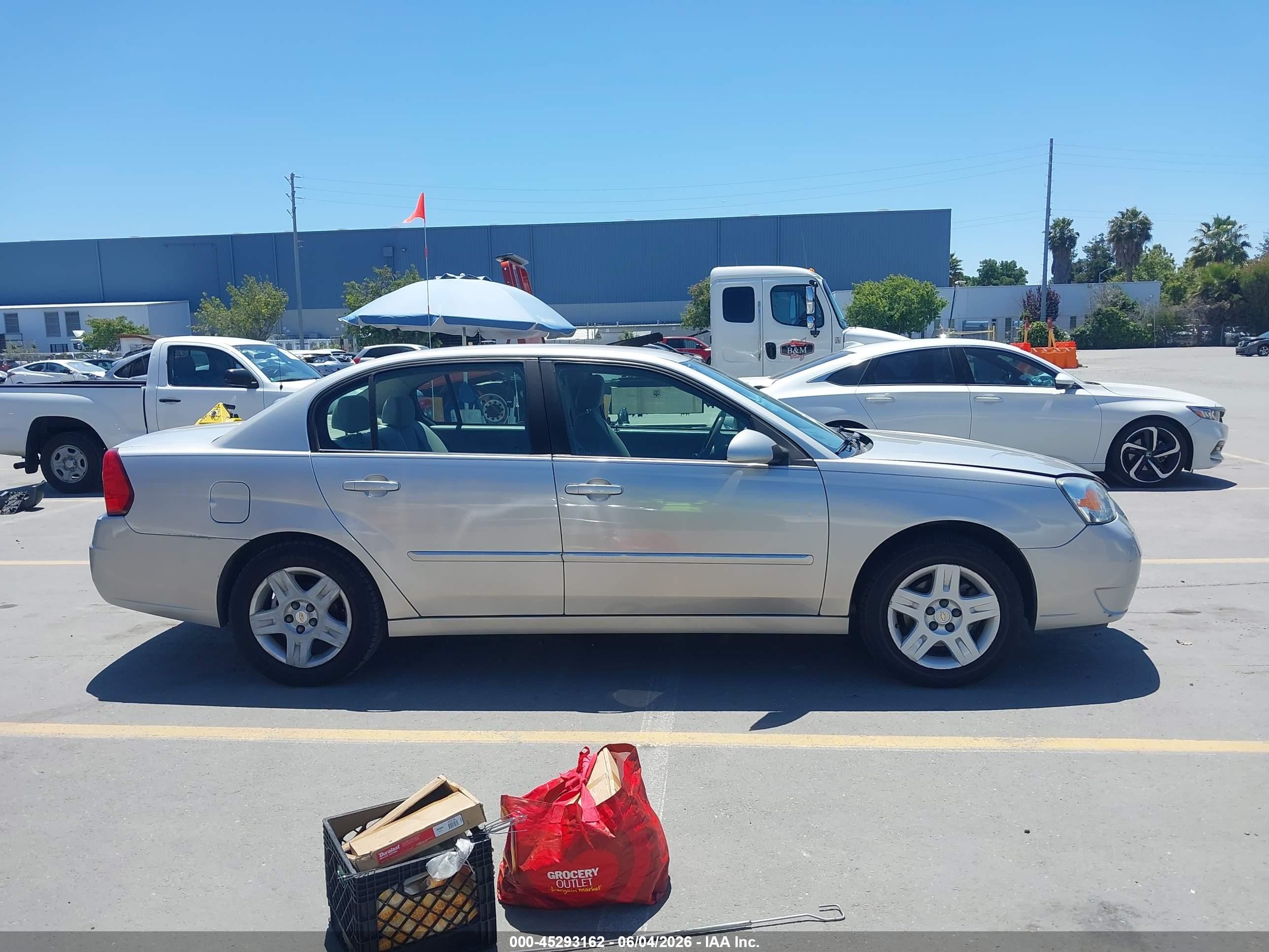2006 Chevrolet Malibu Lt Серый vin: 1G1ZT53F16F220483