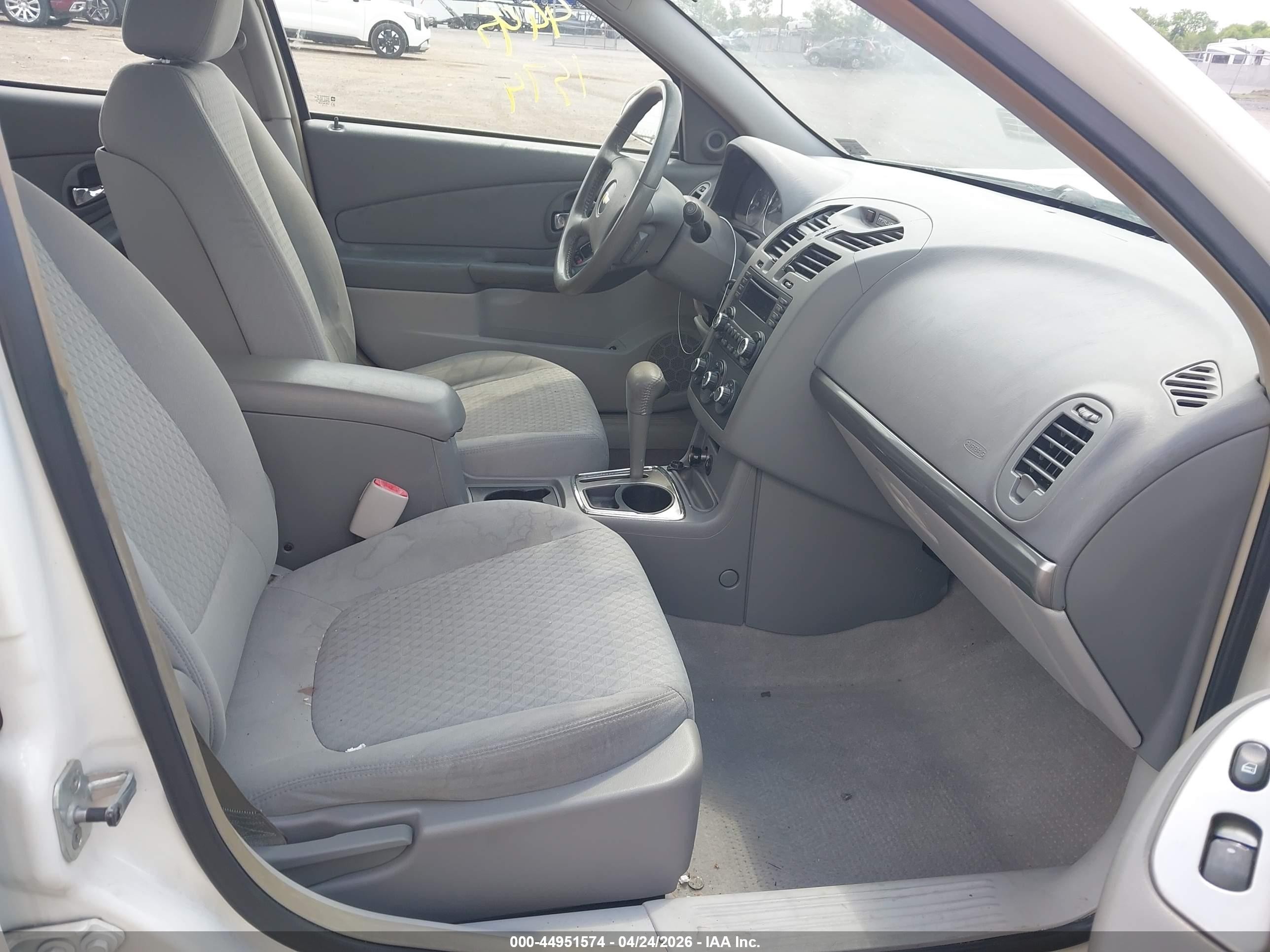 2006 Chevrolet Malibu Lt White vin: 1G1ZT53F56F245614