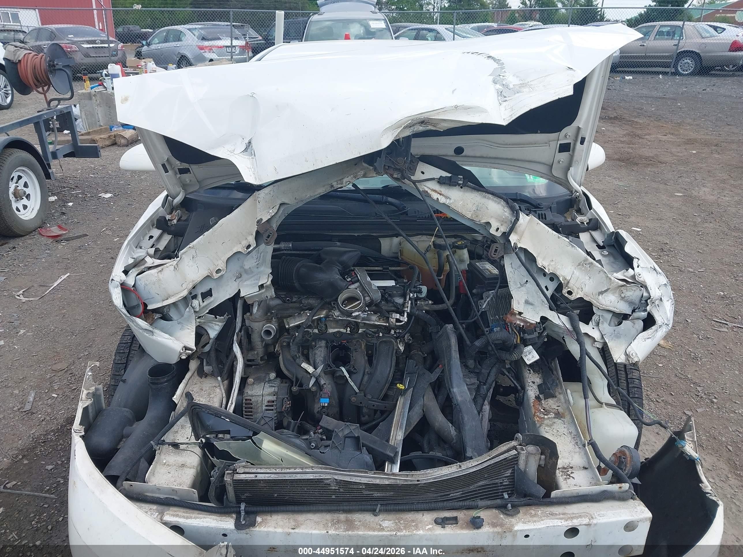 2006 Chevrolet Malibu Lt White vin: 1G1ZT53F56F245614