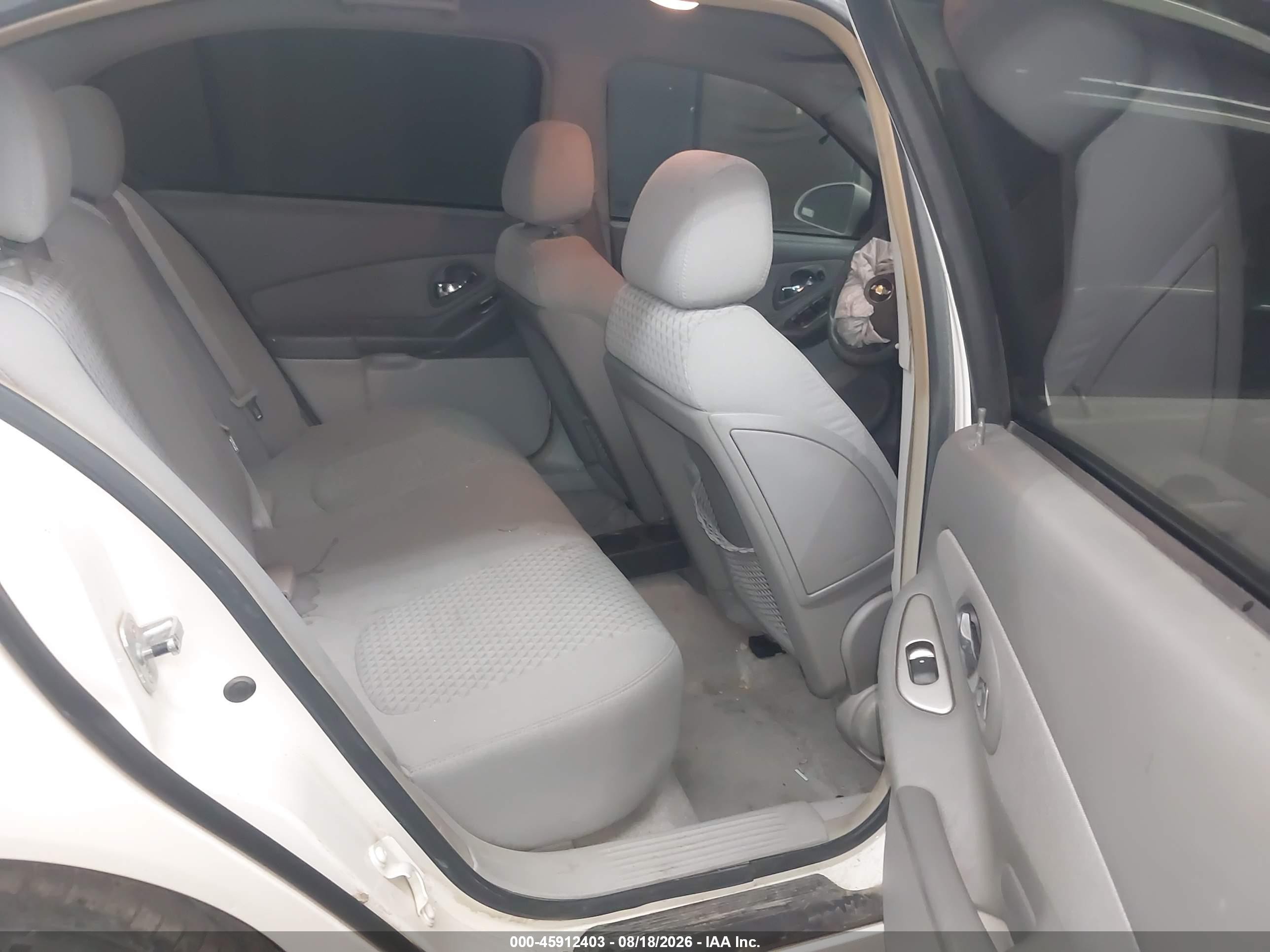 2006 Chevrolet Malibu Lt White vin: 1G1ZT53F66F239319