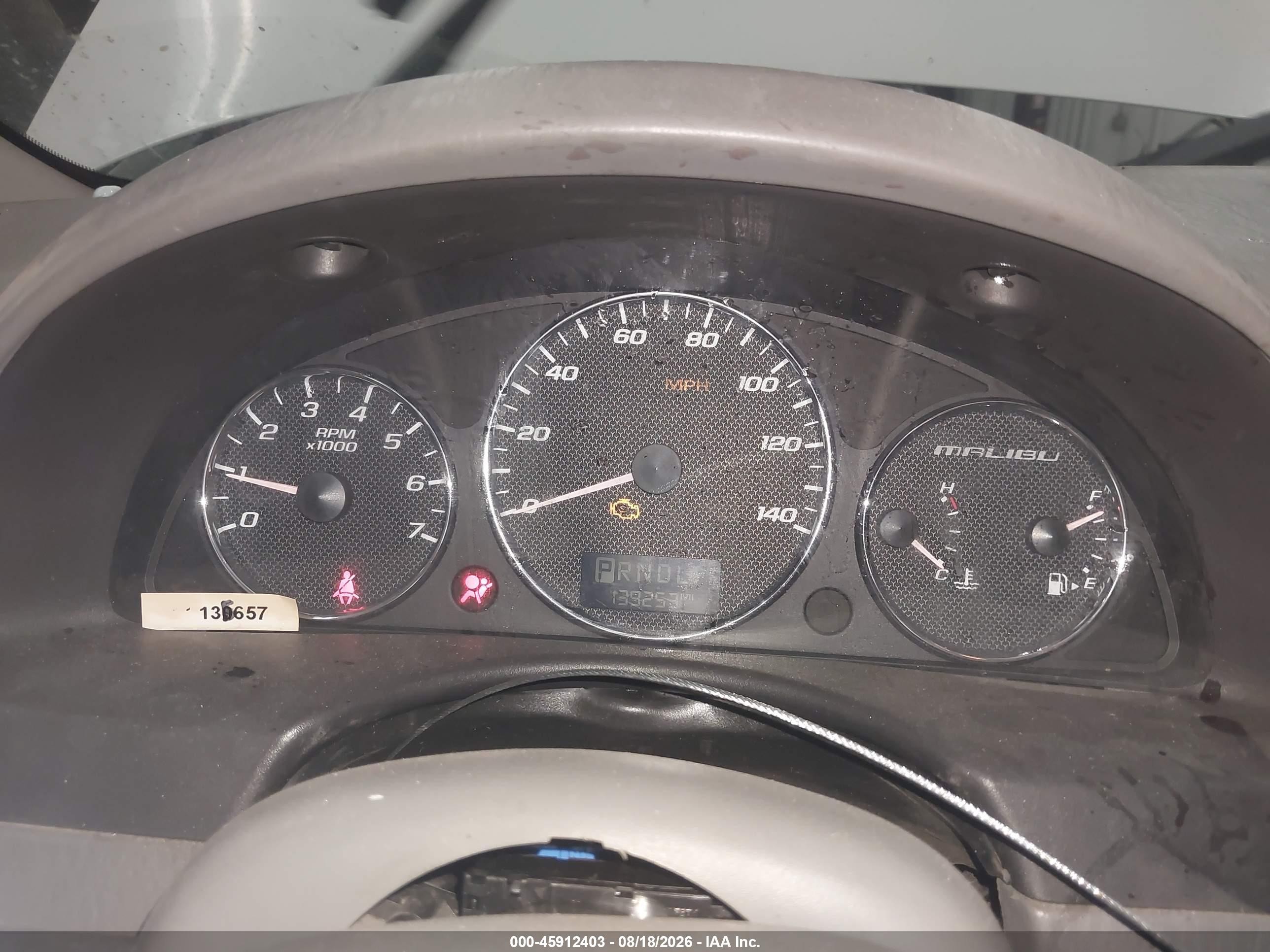 2006 Chevrolet Malibu Lt White vin: 1G1ZT53F66F239319