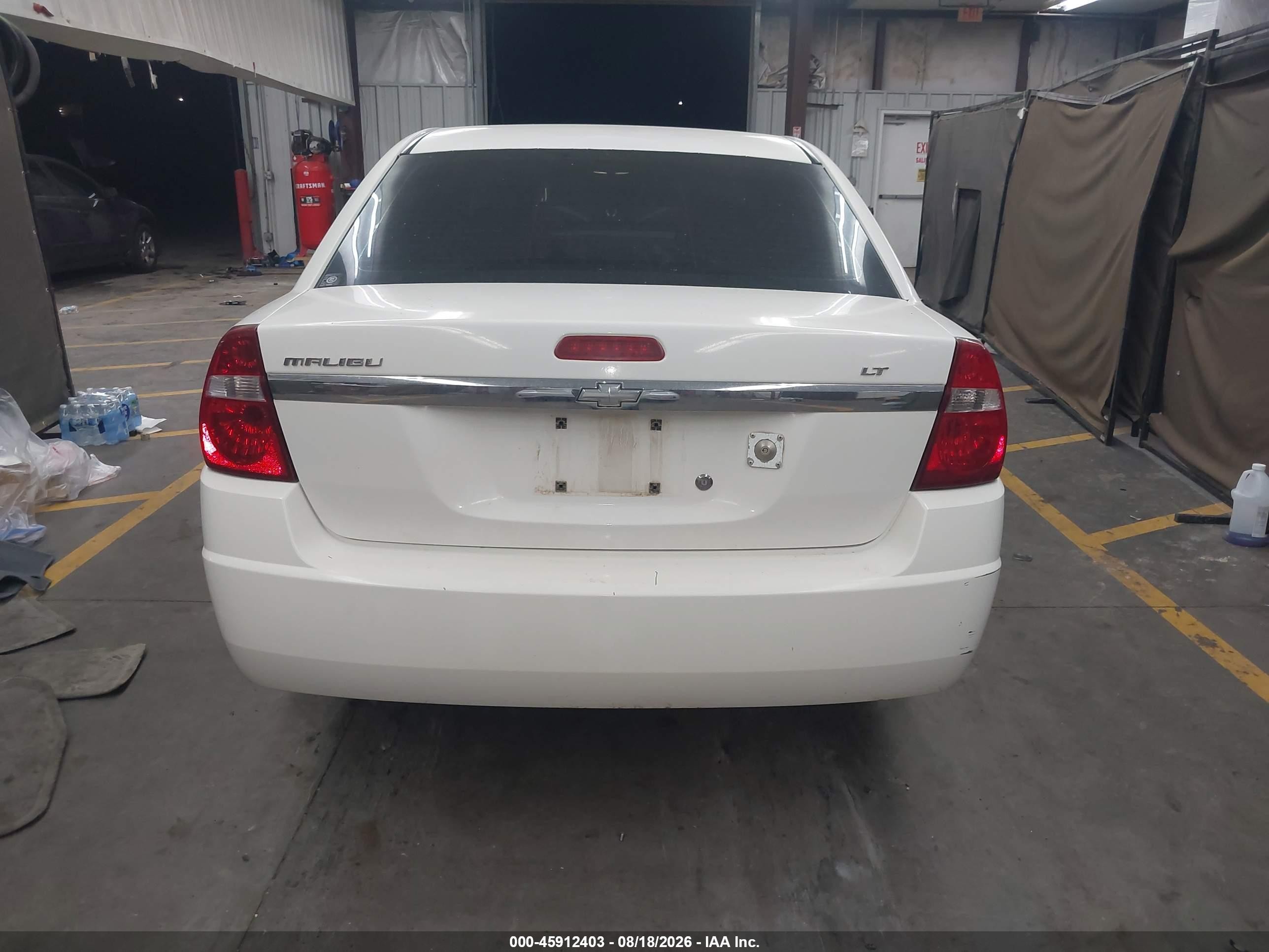 2006 Chevrolet Malibu Lt White vin: 1G1ZT53F66F239319