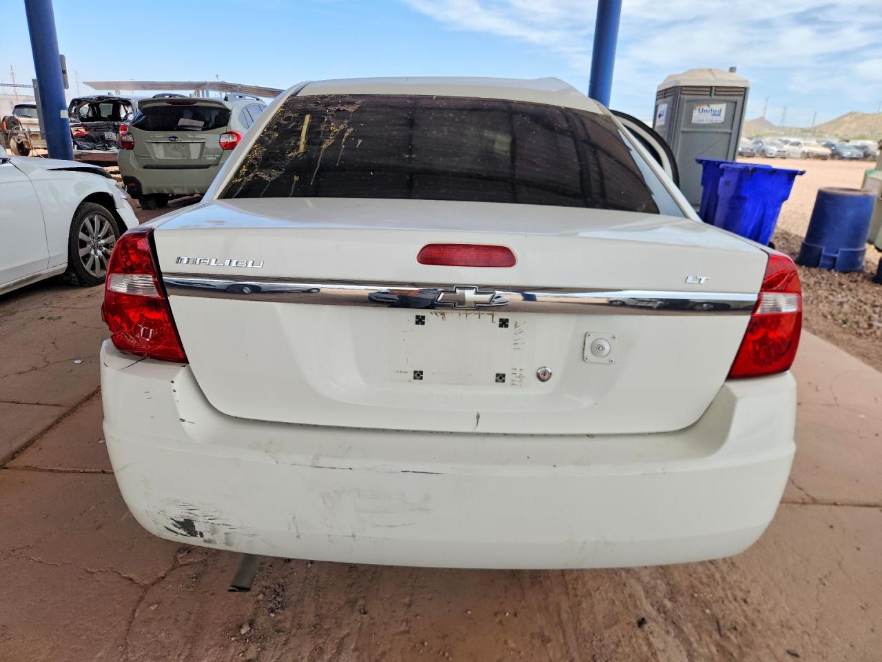 2006 Chevrolet Malibu Lt White vin: 1G1ZT53FX6F191940
