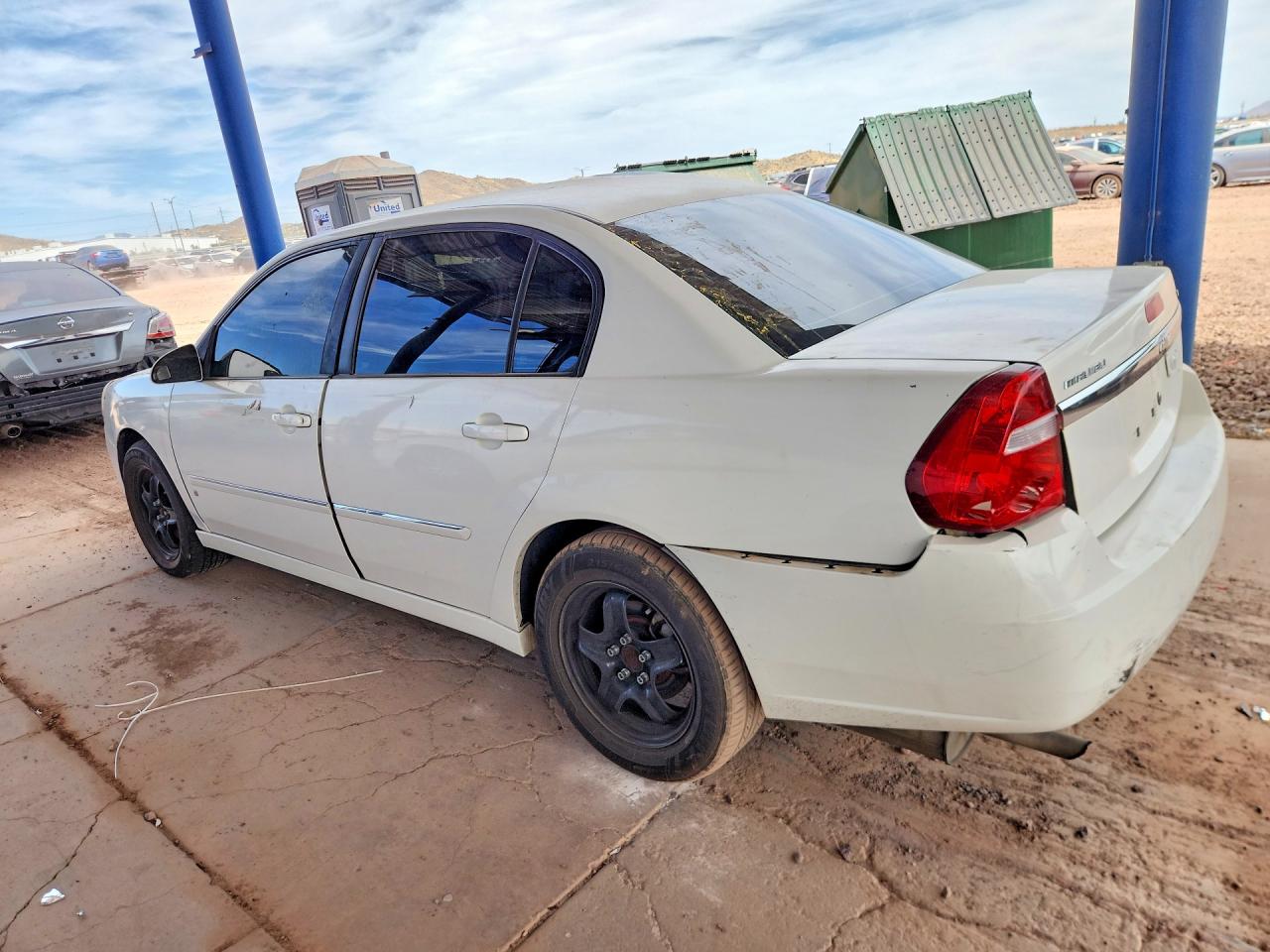 2006 Chevrolet Malibu Lt White vin: 1G1ZT53FX6F191940